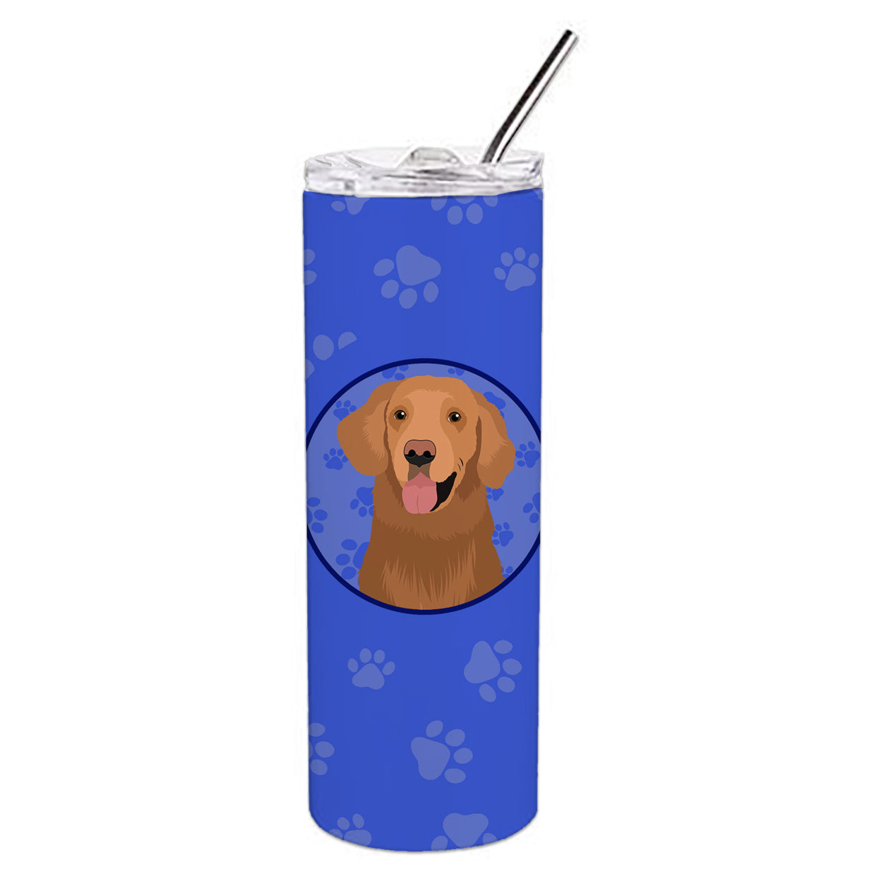 Golden Retriever Red #1  Stainless Steel 20 oz Skinny Tumbler 3 in x 8.25 in