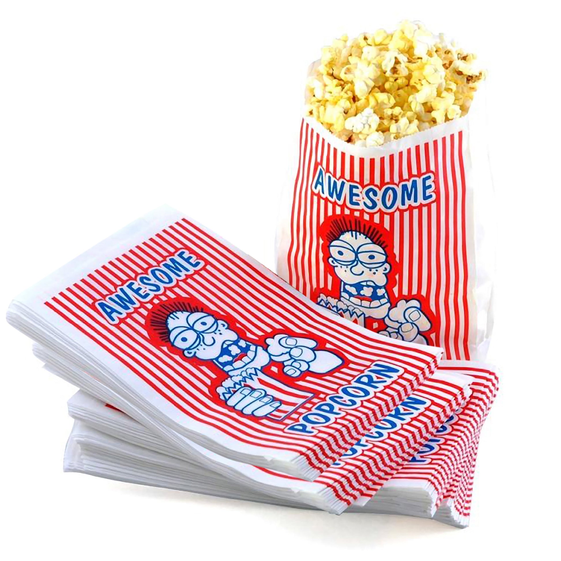 Case Of 200 Premium Quality 2 Ounce Oz Movie Theater Style Popcorn Bags by Great Northern Popcorn