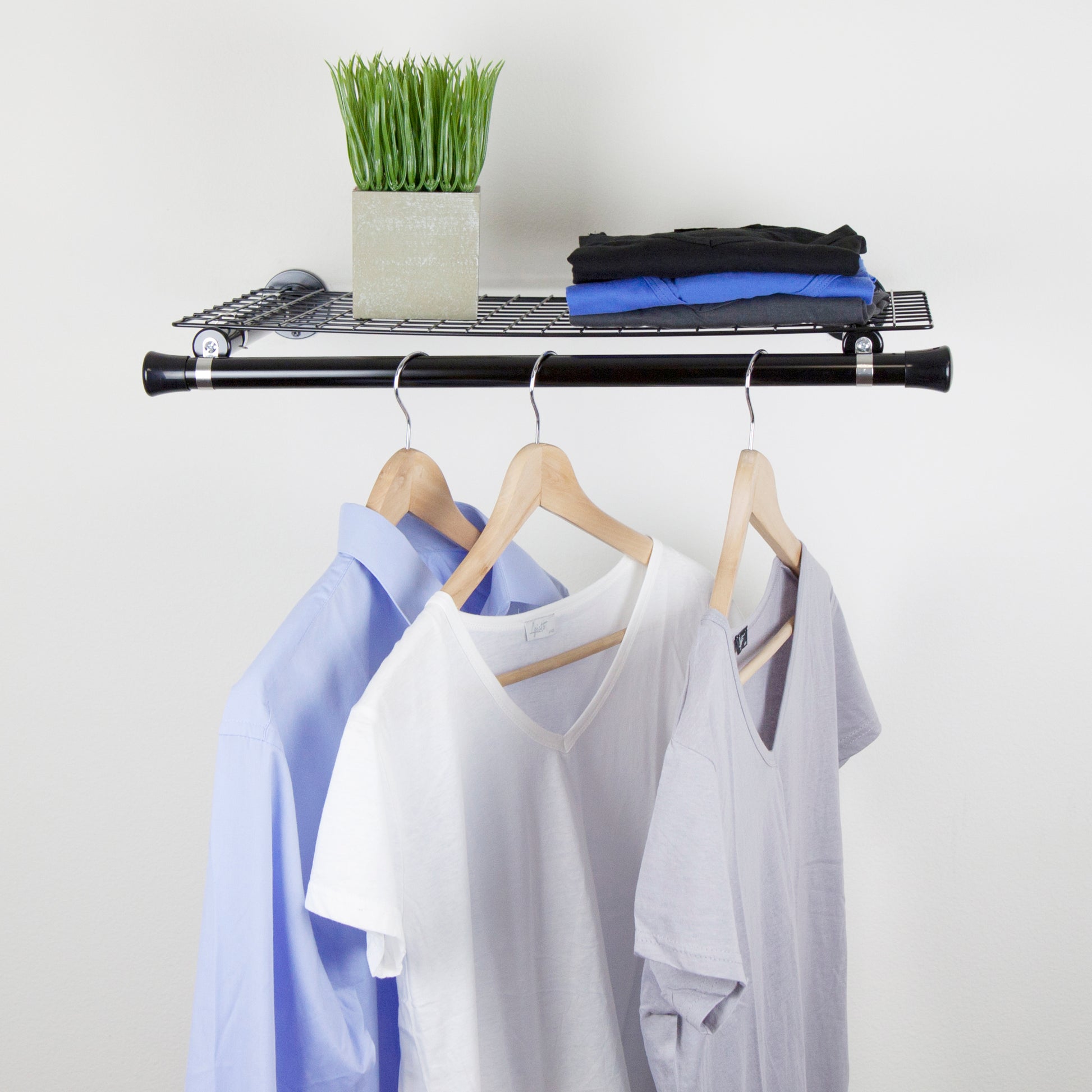 Central Design Products Single Shelf Organizer, Black
