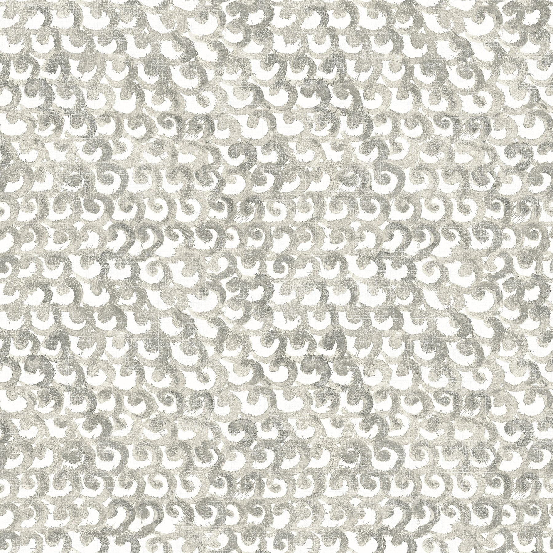 Chesapeake Saltwater Grey Wave Wallpaper