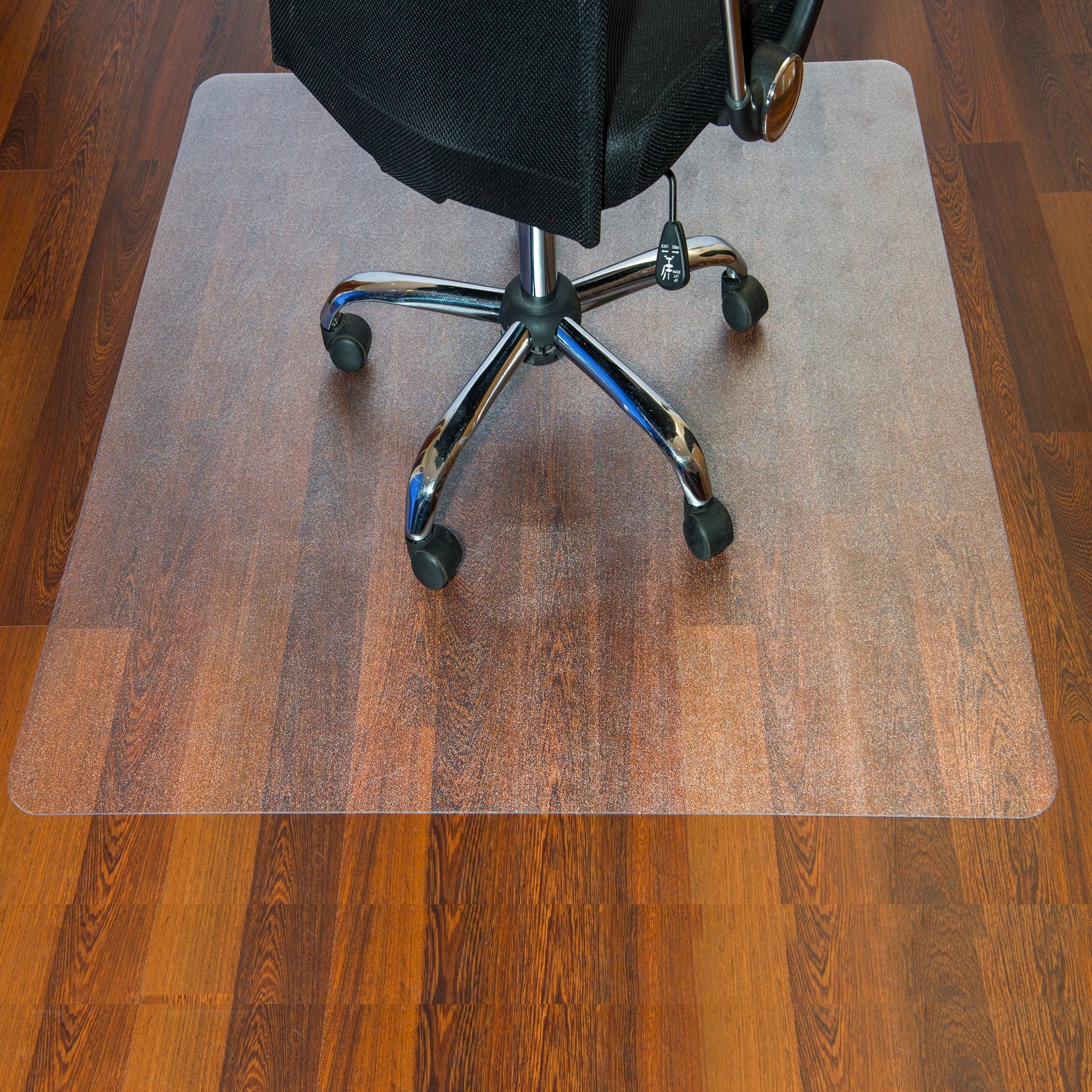 Cleartex Ultimat Polycarbonate Rectangular Chair Mat for Hard Floors & Carpet Tiles (48" X 53")