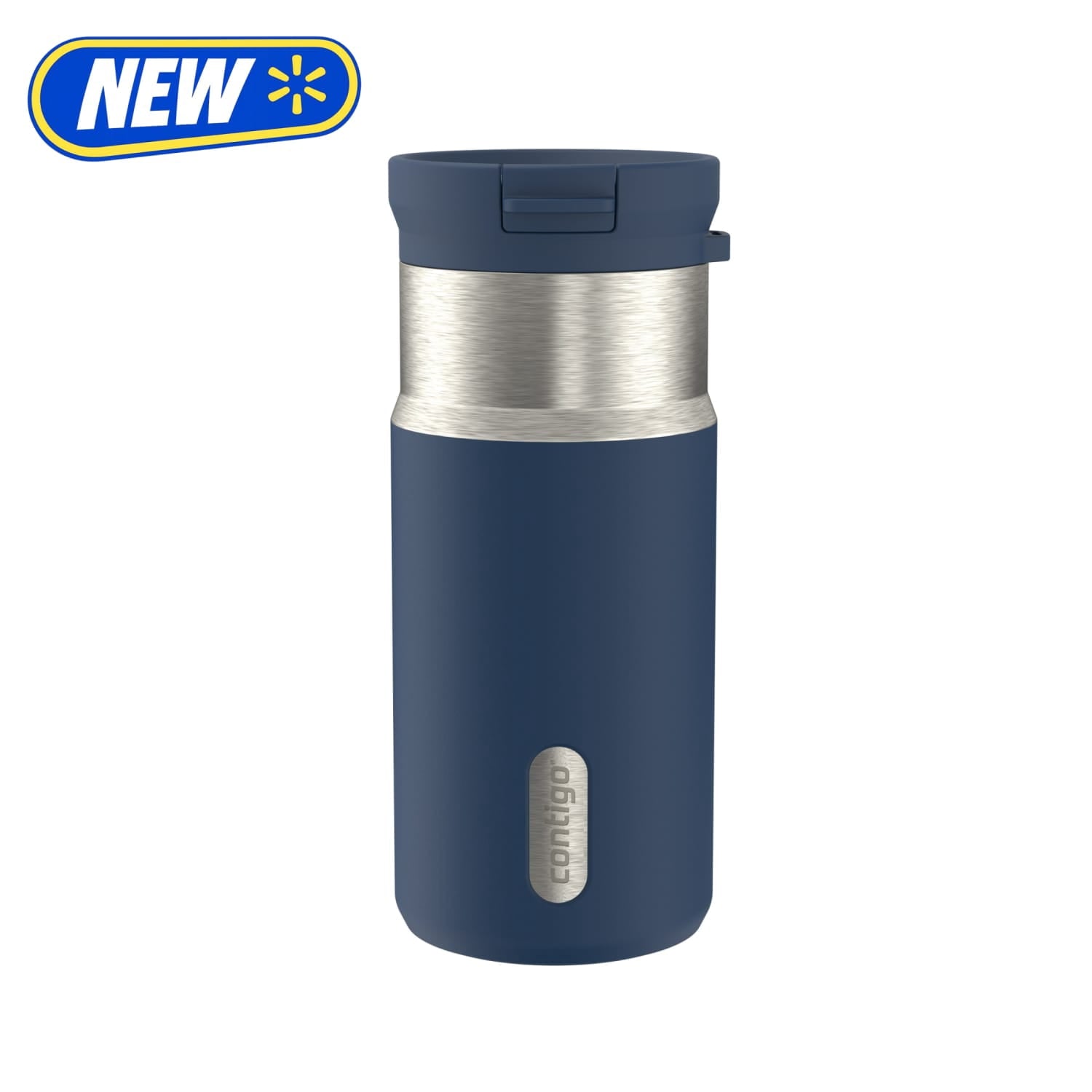 Contigo SnapSeal 14 oz Leakproof Stainless Steel Water Bottle, Vacuum-Insulated for Hot & Cold Drinks, Spill-Proof AutoClose Opening with Straw Compatibility, BPA-Free & Lead-Free, Dishwasher Safe