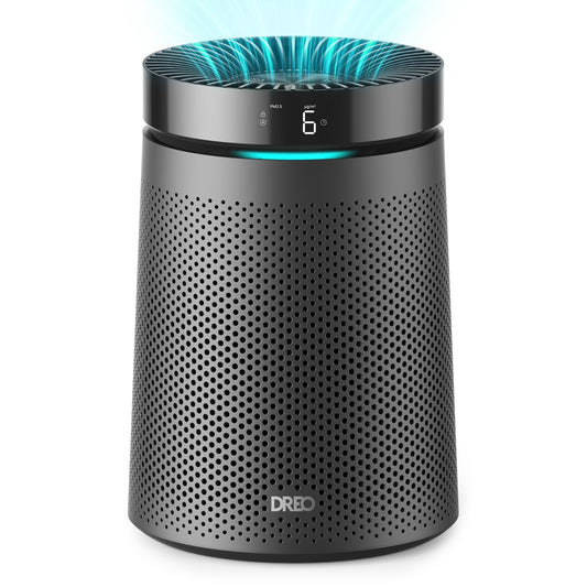DREO HEPA Air Purifier for Rooms up to 1500 Sq.Ft, Allergy and Asthma Relief with PM2.5 Display, Ultra-Quiet Sleep Mode