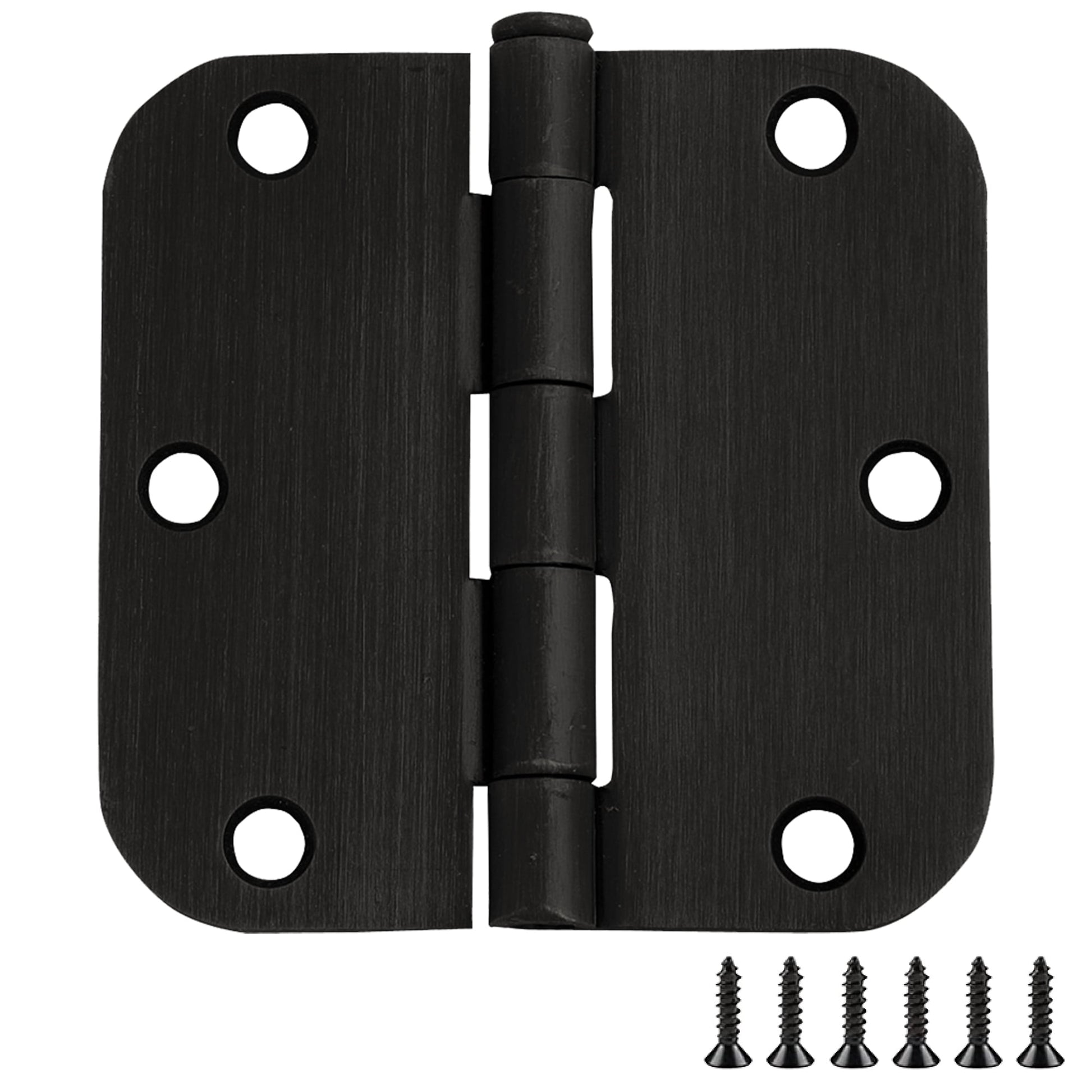 Design House 9-Pack 3.5" H x .625" Radius Butterfly Interior/Exterior Door Hinges, Oil Rubbed Bronze