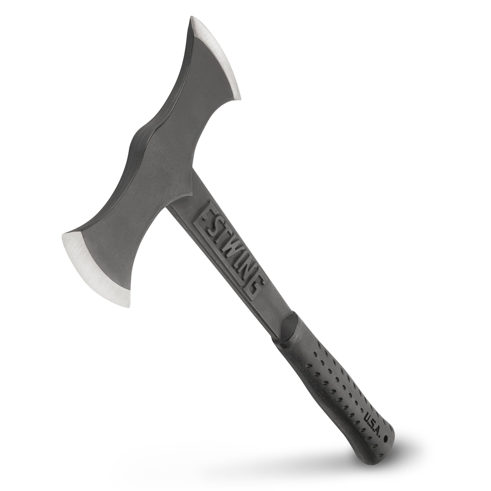 ESTWING Hacha de Doble Punta - Herramienta para Escupir Madera de 38 oz con ConstrucciÃ³n de Acero Forjado y Agarre Reductor de Impactos - EBDBA
