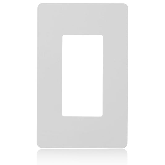 Faith 1-Gang Decorator Screwless Wall Plates Child Safe Outlet Covers, 4.68"H x 2.93" L, Fits GFCI, USB Receptacle, Dimmers, and Lighting Controls, ETL Listed, White, 120-Pack