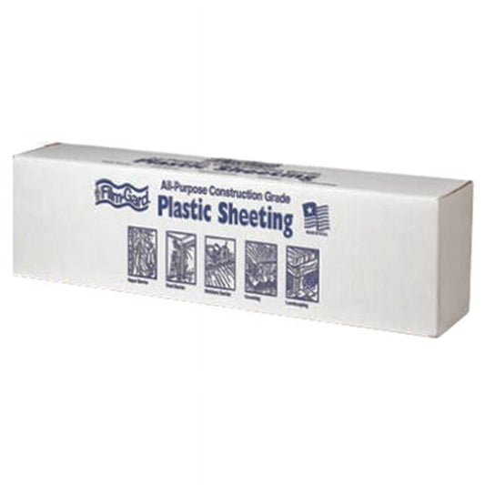 Film-gard 10' X 100' Clear Polyethylene Construction Sheeting, 6 Mil