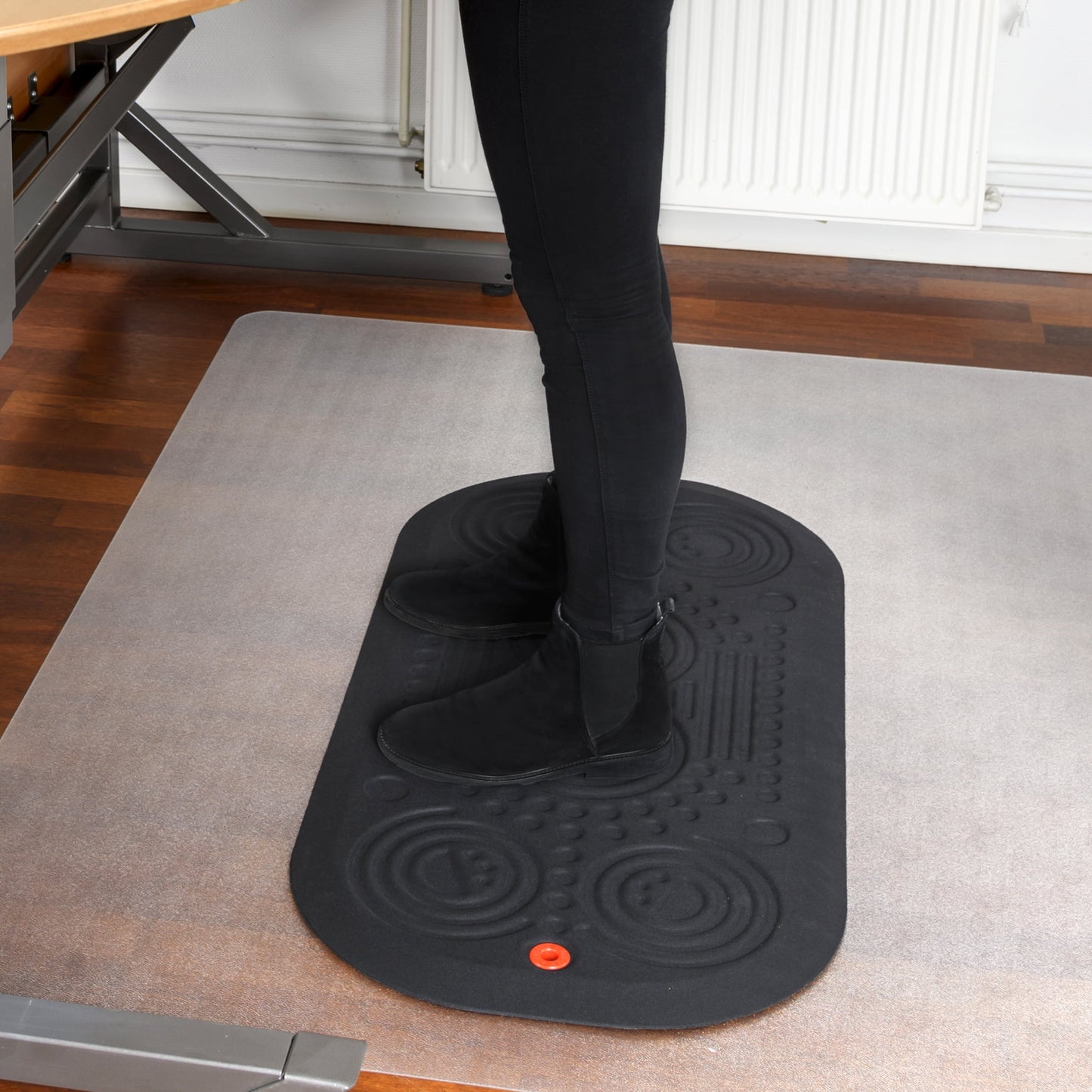 FloortexÂ® AFS-TEXÂ® 3000X Black Active Anti-Fatigue Mat 20" x 39"