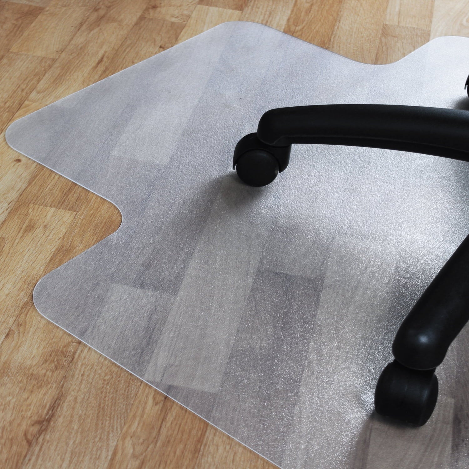 FloortexÂ® Vinyl Lipped Chair Mat Hard Floor 36" x 48"