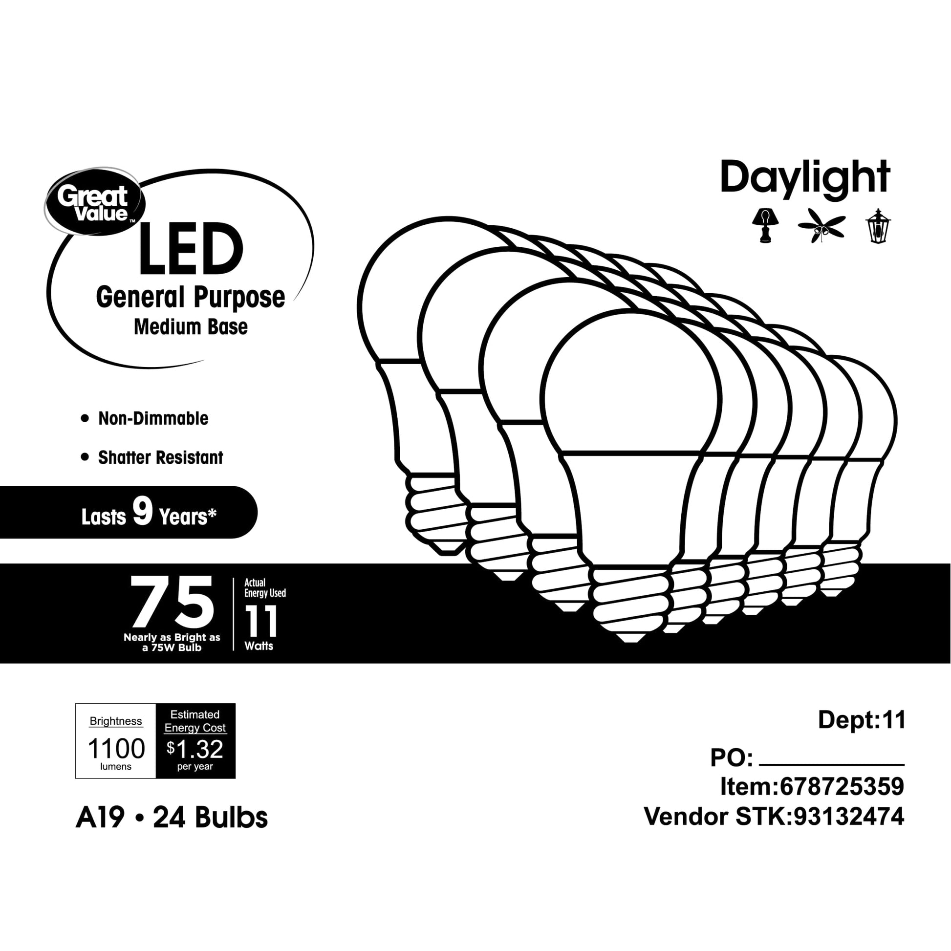 GV 75W 9YR DL 24PK