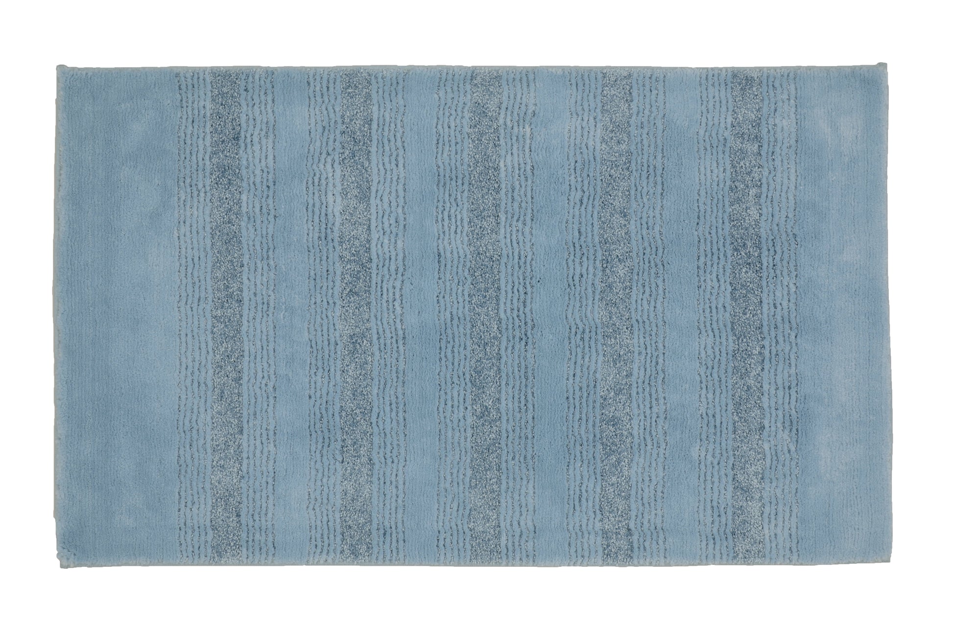 Garland Rug Essence Washable Nylon Basin Blue Bath Rug, 24" x 40"