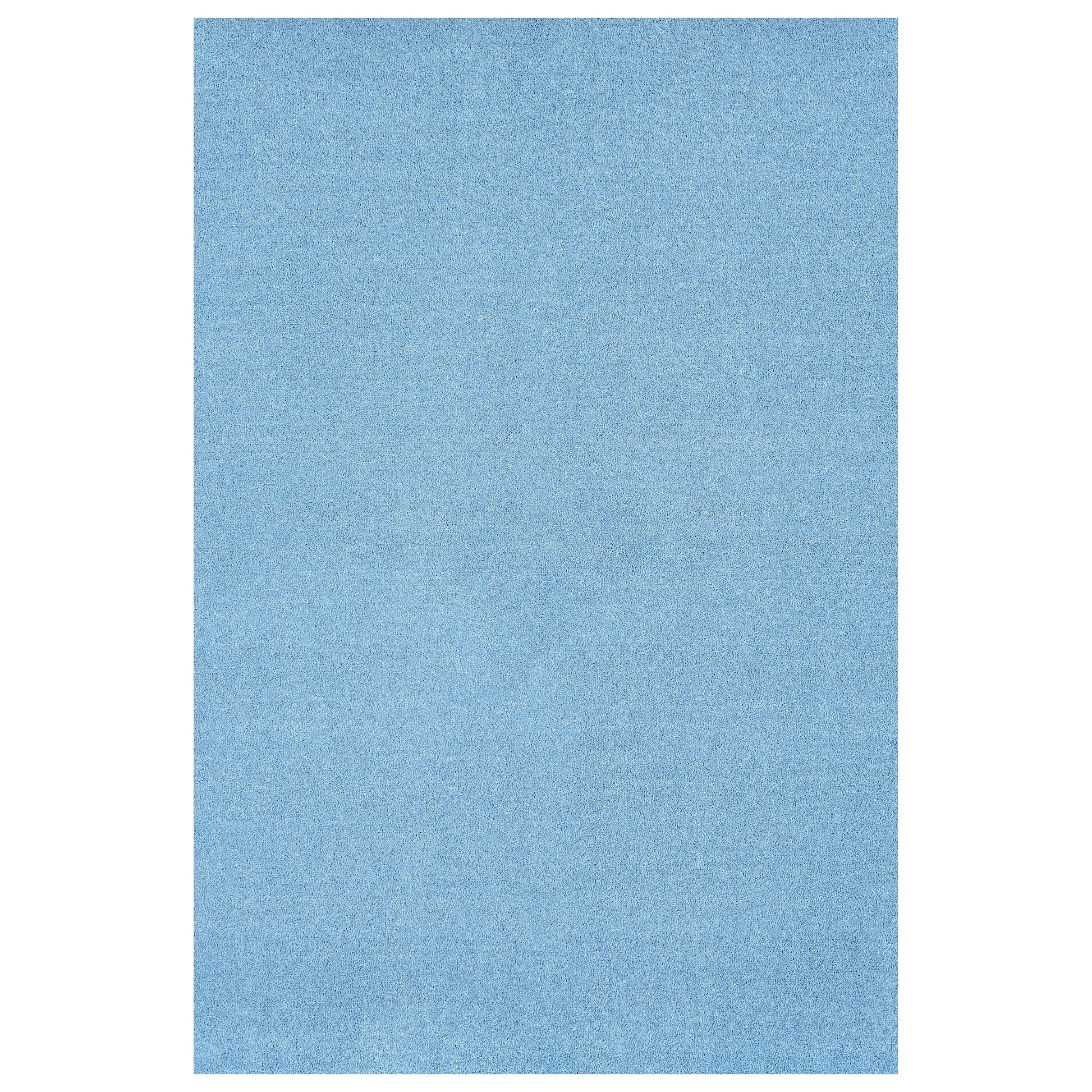 Garland Rug Gramercy Washable Polypropylene Basin Blue Bathroom Carpet, 4' x 6'
