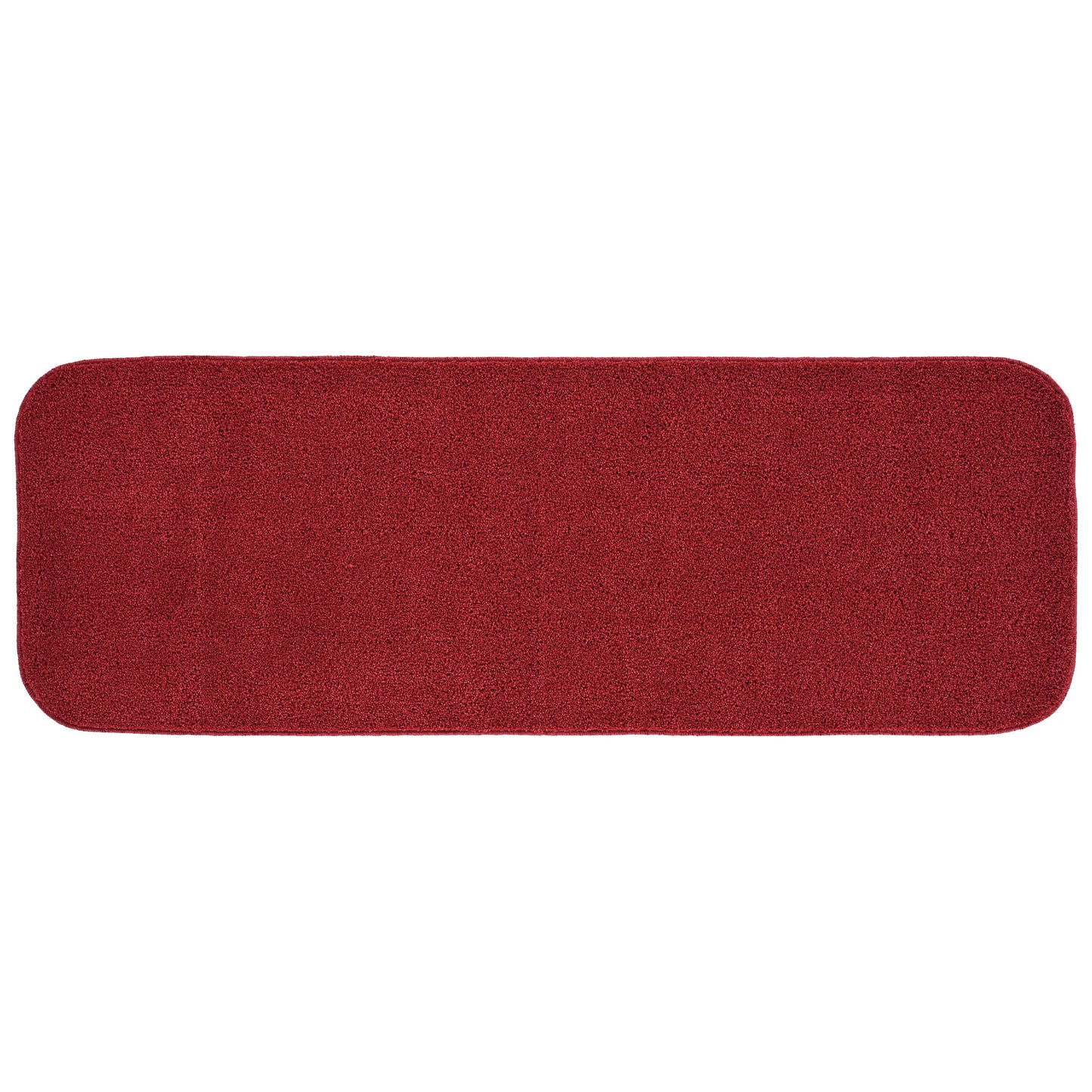 Garland Rug Sedona Washable Polypropylene Classic Red Bathroom Runner, 22â€ x 60â€