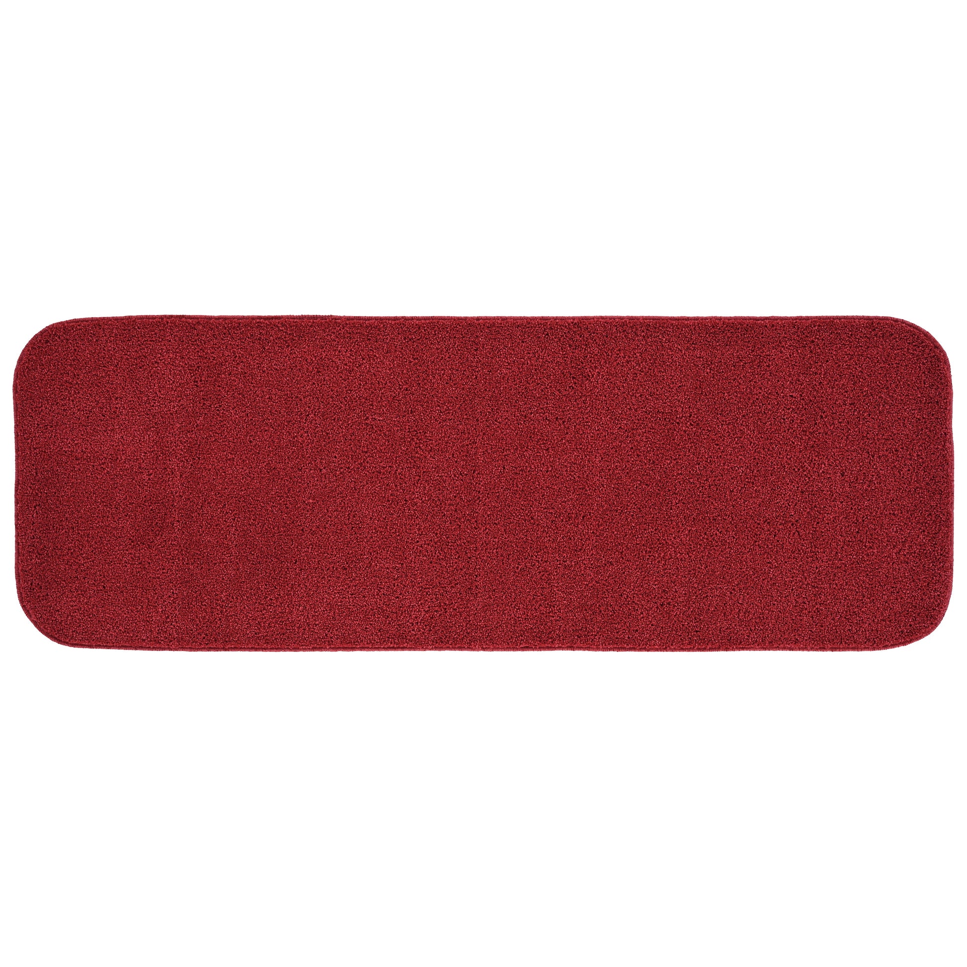 Garland Rug Sedona Washable Polypropylene Classic Red Bathroom Runner, 22â€ x 60â€