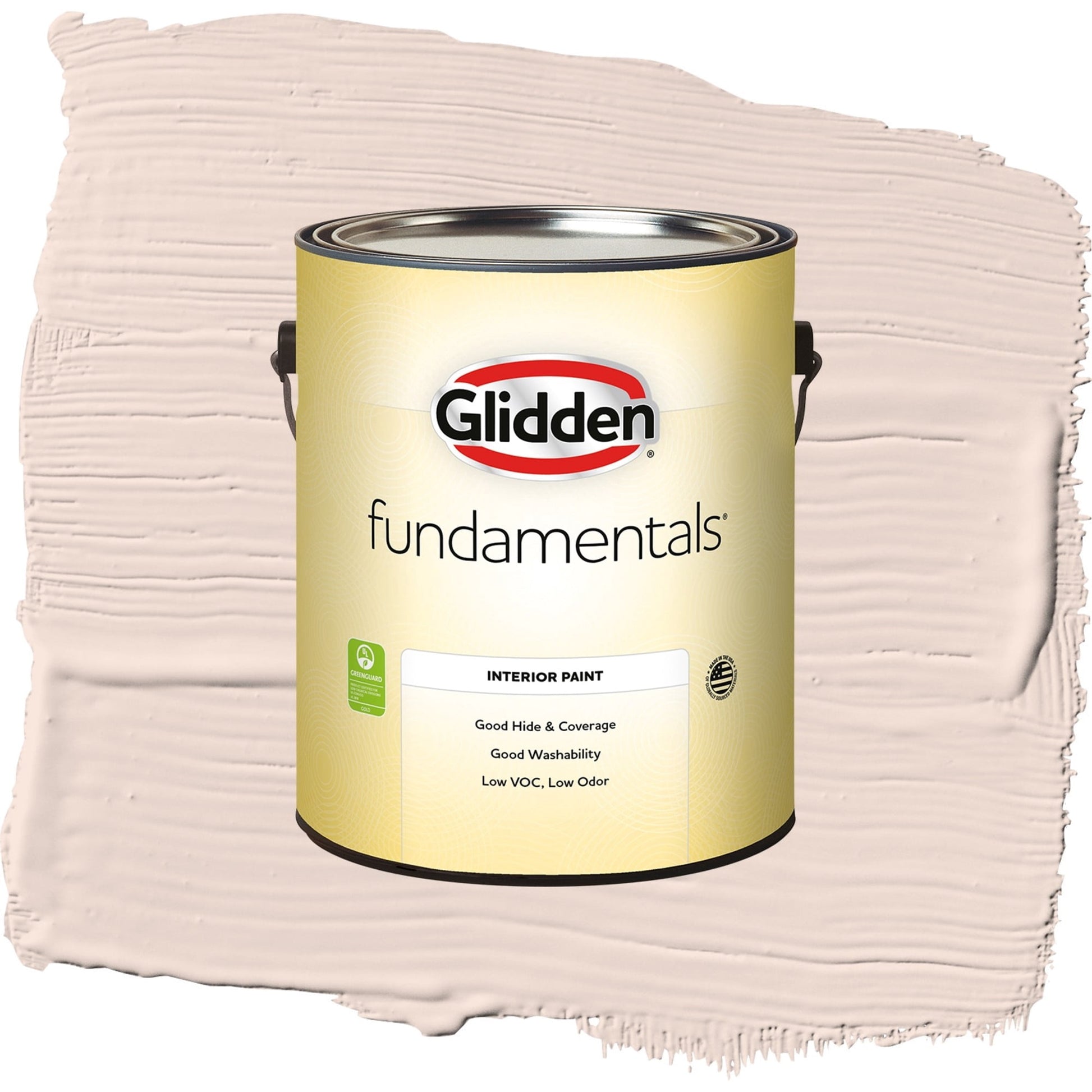 Glidden Fundamentals Winter Peach / Pink, Semi-Gloss Interior Paint, 1 Gallon