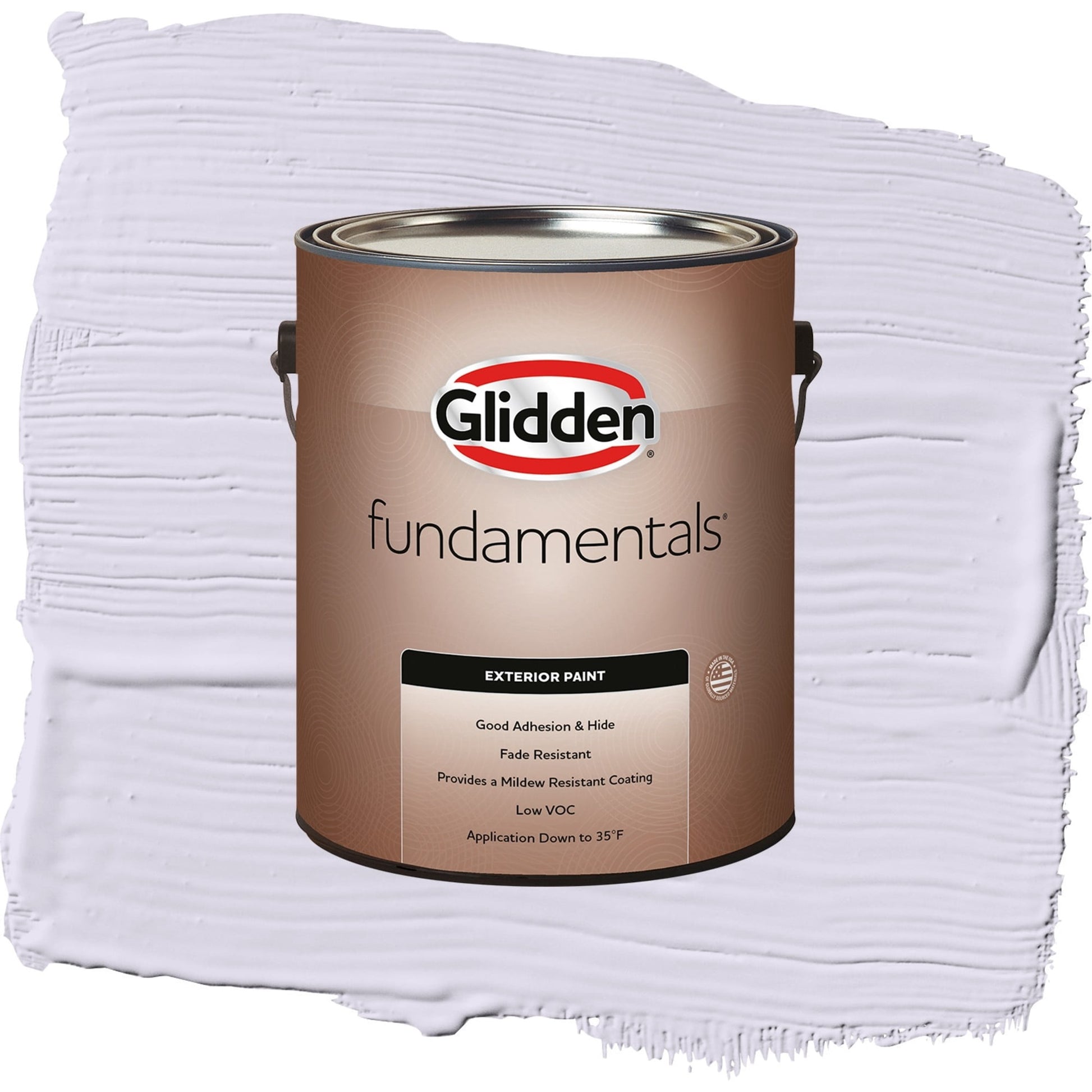 Glidden Fundamentals Misty Violet / Purple, Satin Exterior Paint, 1 Gallon