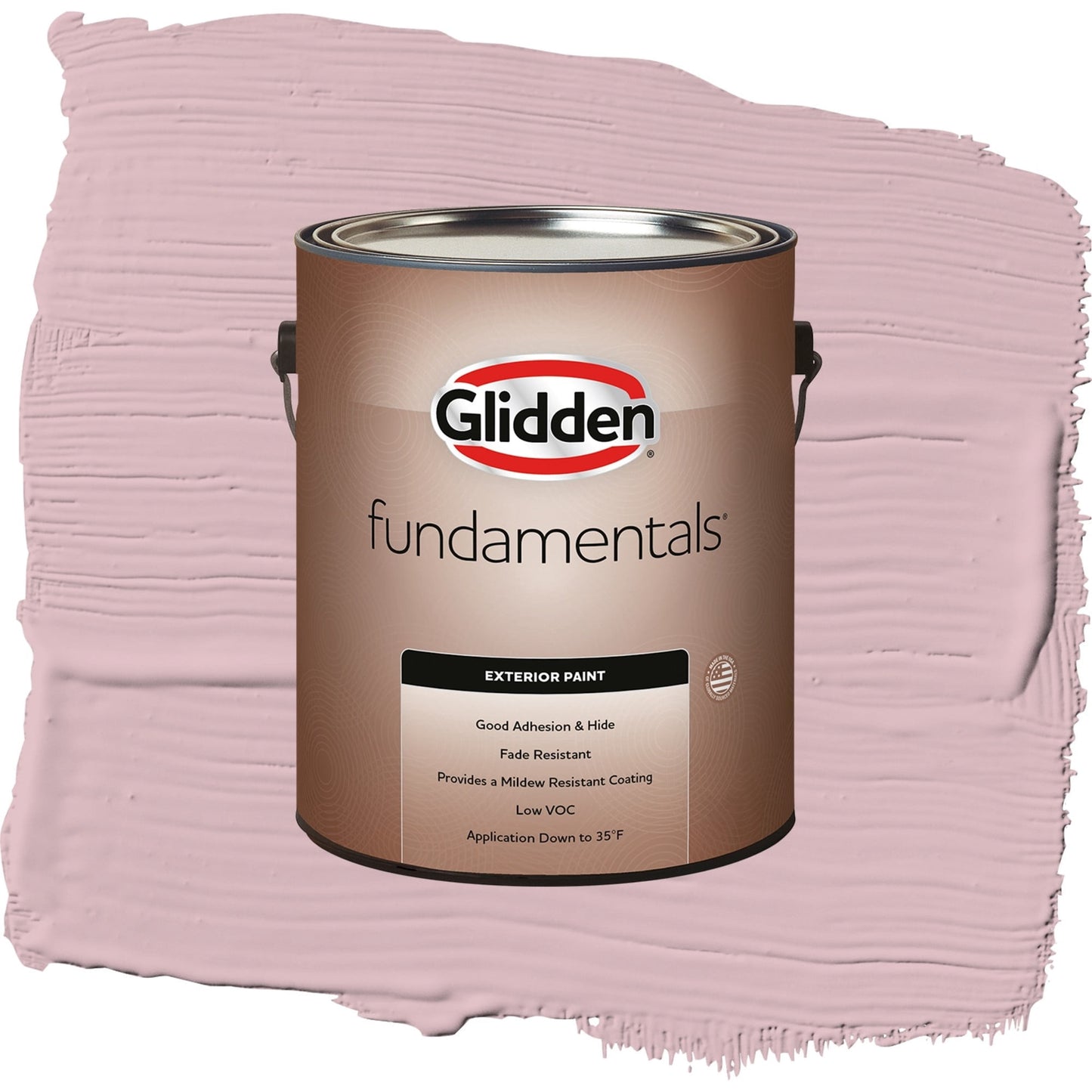 Glidden Fundamentals Nostalgia / Purple, Satin Exterior Paint, 1 Gallon