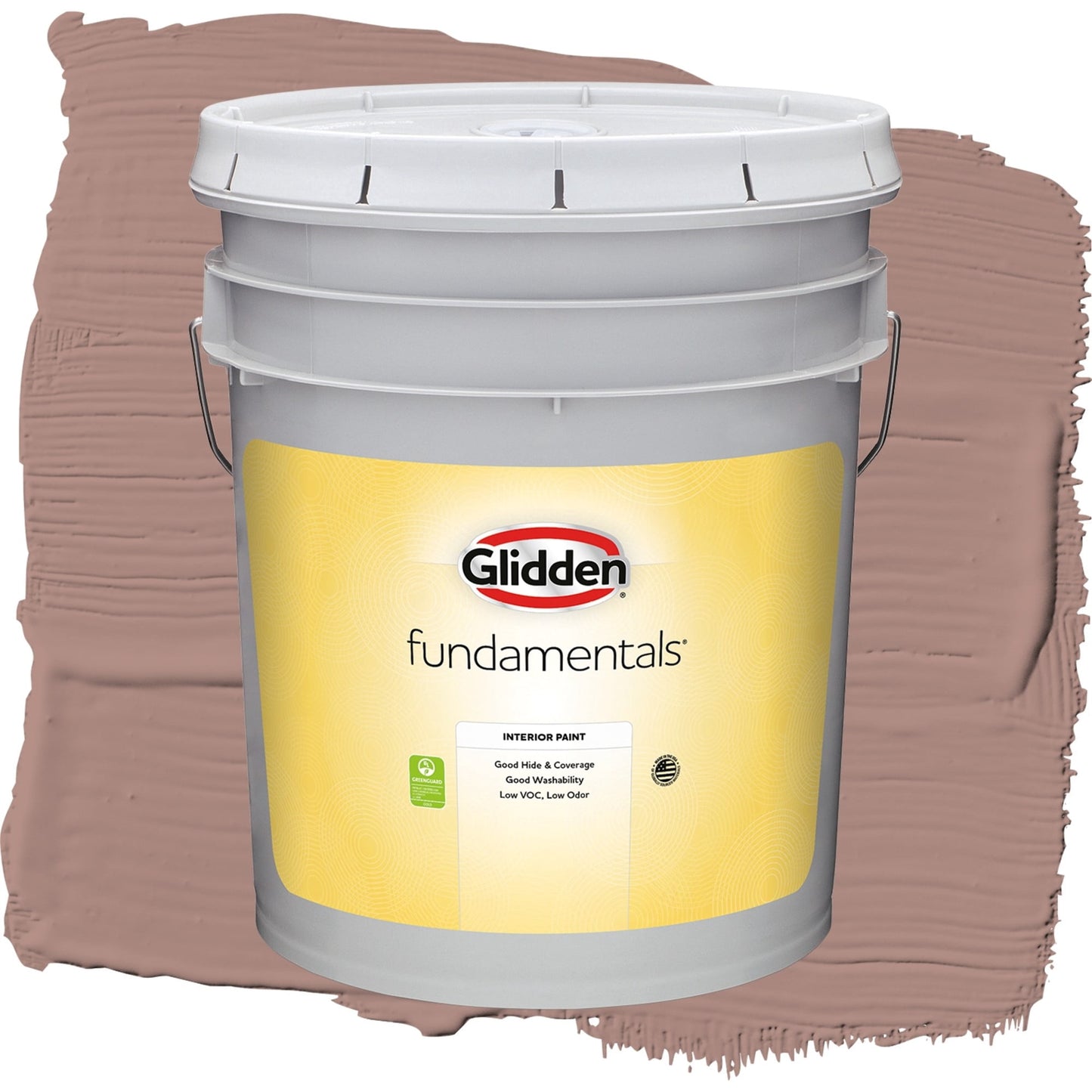 Glidden Fundamentals Bedford Brown / Red, Eggshell Interior Paint, 5 Gallon