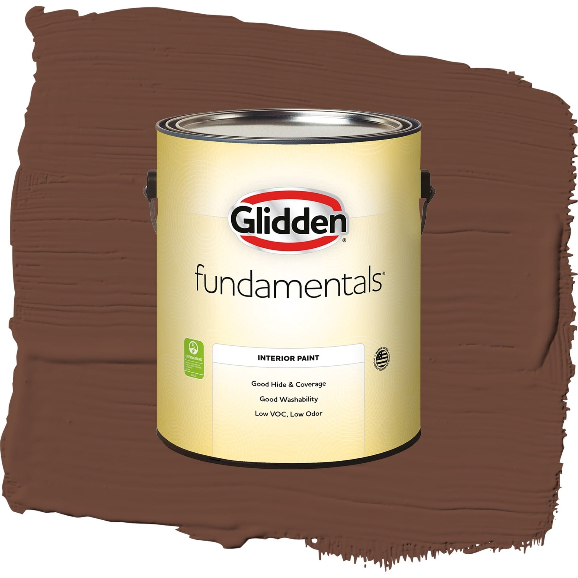 Glidden Fundamentals Bird House Brown / Brown, Eggshell Interior Paint, 1 Gallon