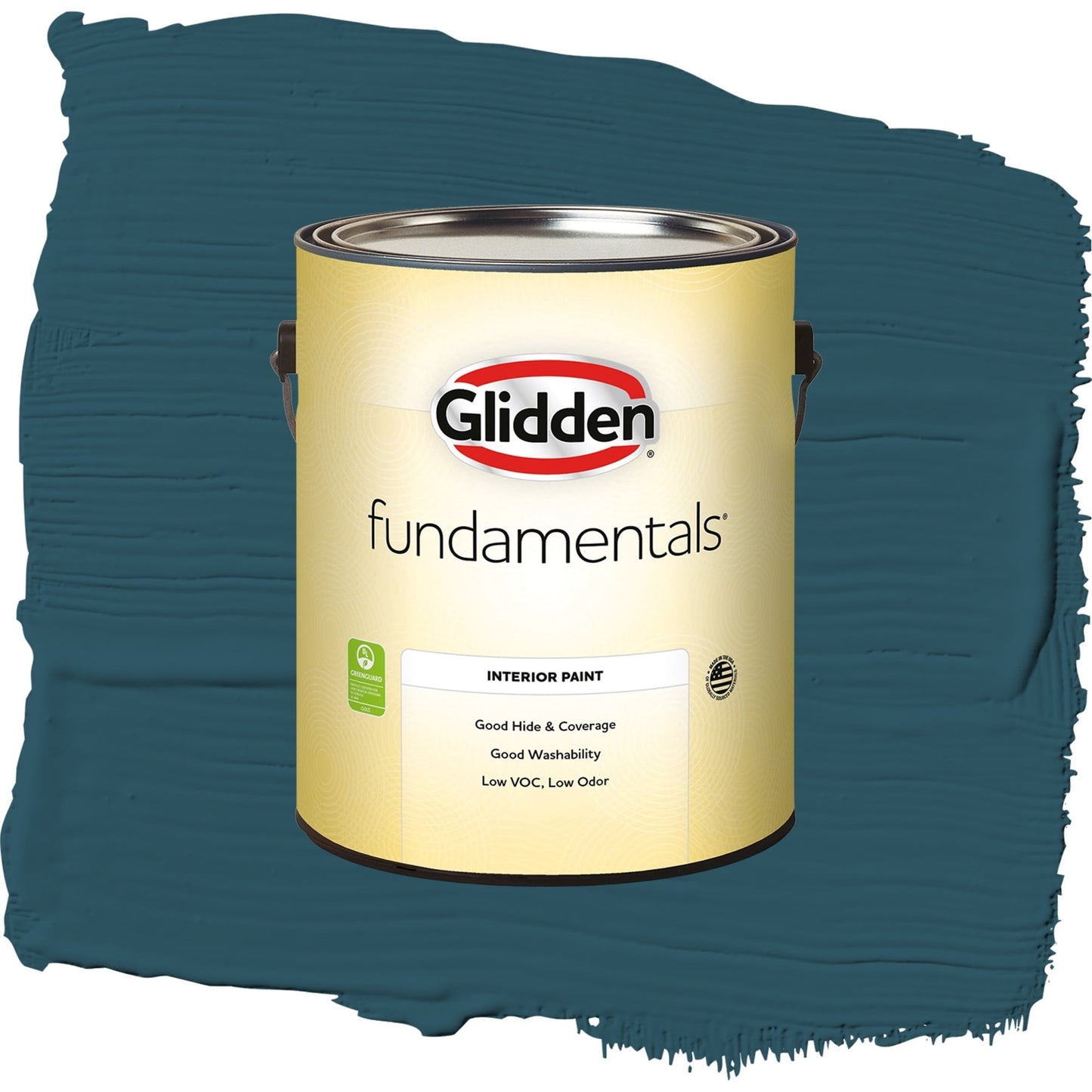 Glidden Fundamentals Blue Bayberry / Green, Eggshell Interior Paint, 1 Gallon