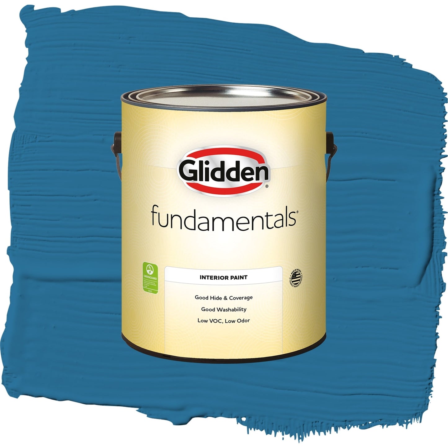 Glidden Fundamentals Blue Oasis / Blue, Eggshell Interior Paint, 1 Gallon