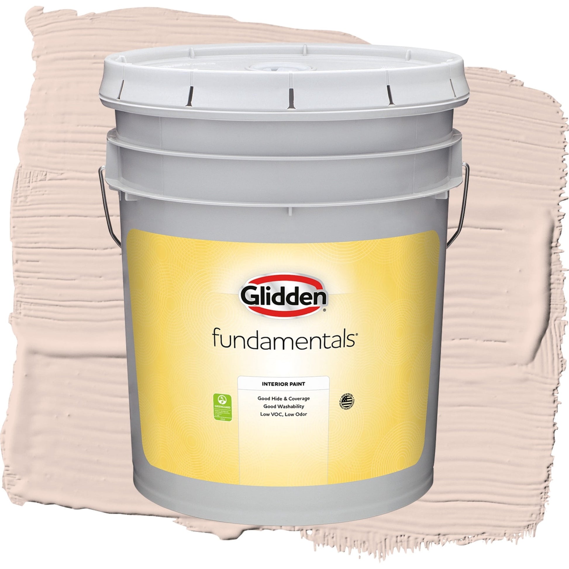 Glidden Fundamentals Boardwalk / Orange, Eggshell Interior Paint, 5 Gallon