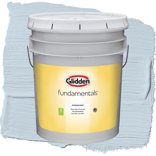 Glidden Fundamentals Calm Sea / Blue, Flat Interior Paint, 5 Gallon