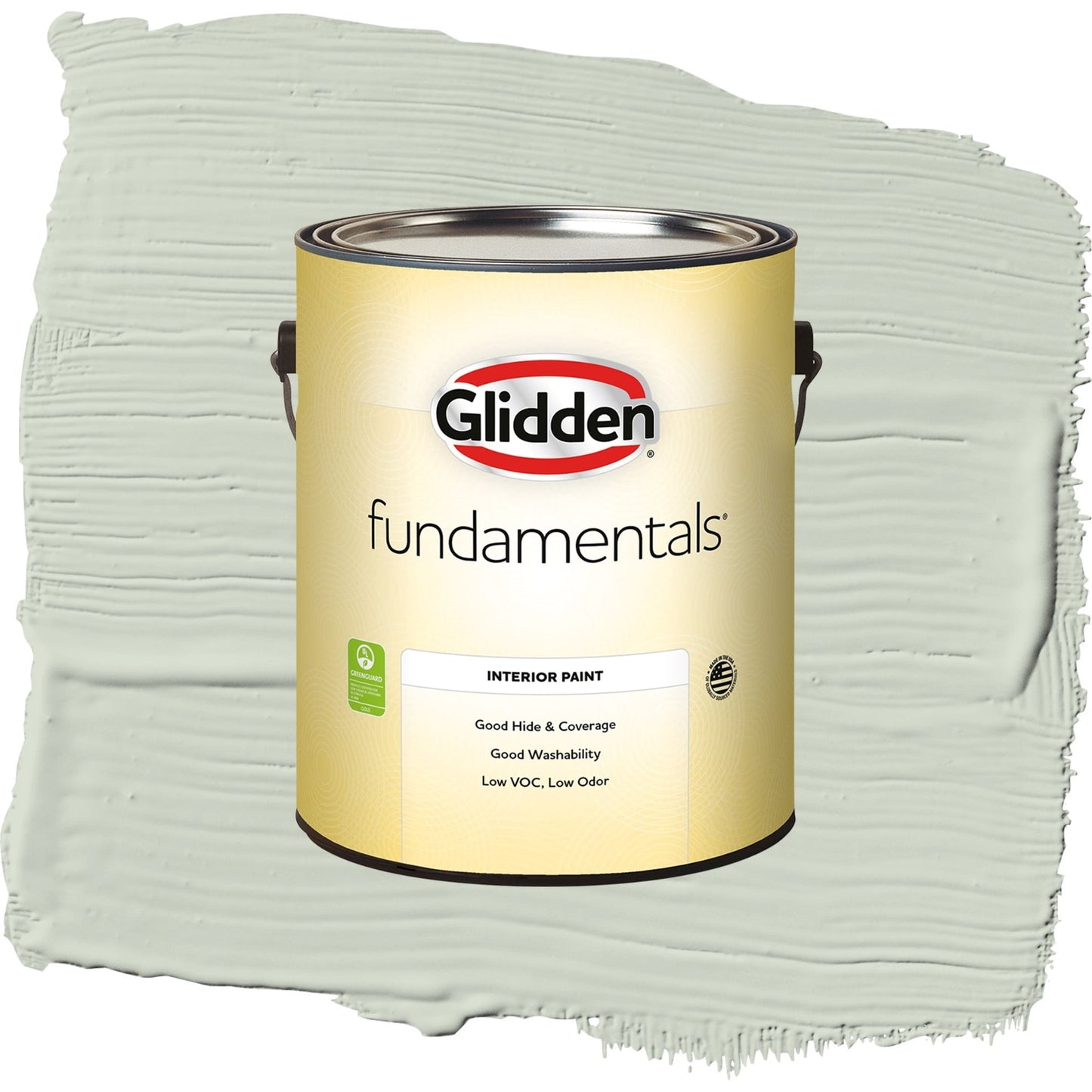 Glidden Fundamentals Castaway / Green, Eggshell Interior Paint, 1 Gallon