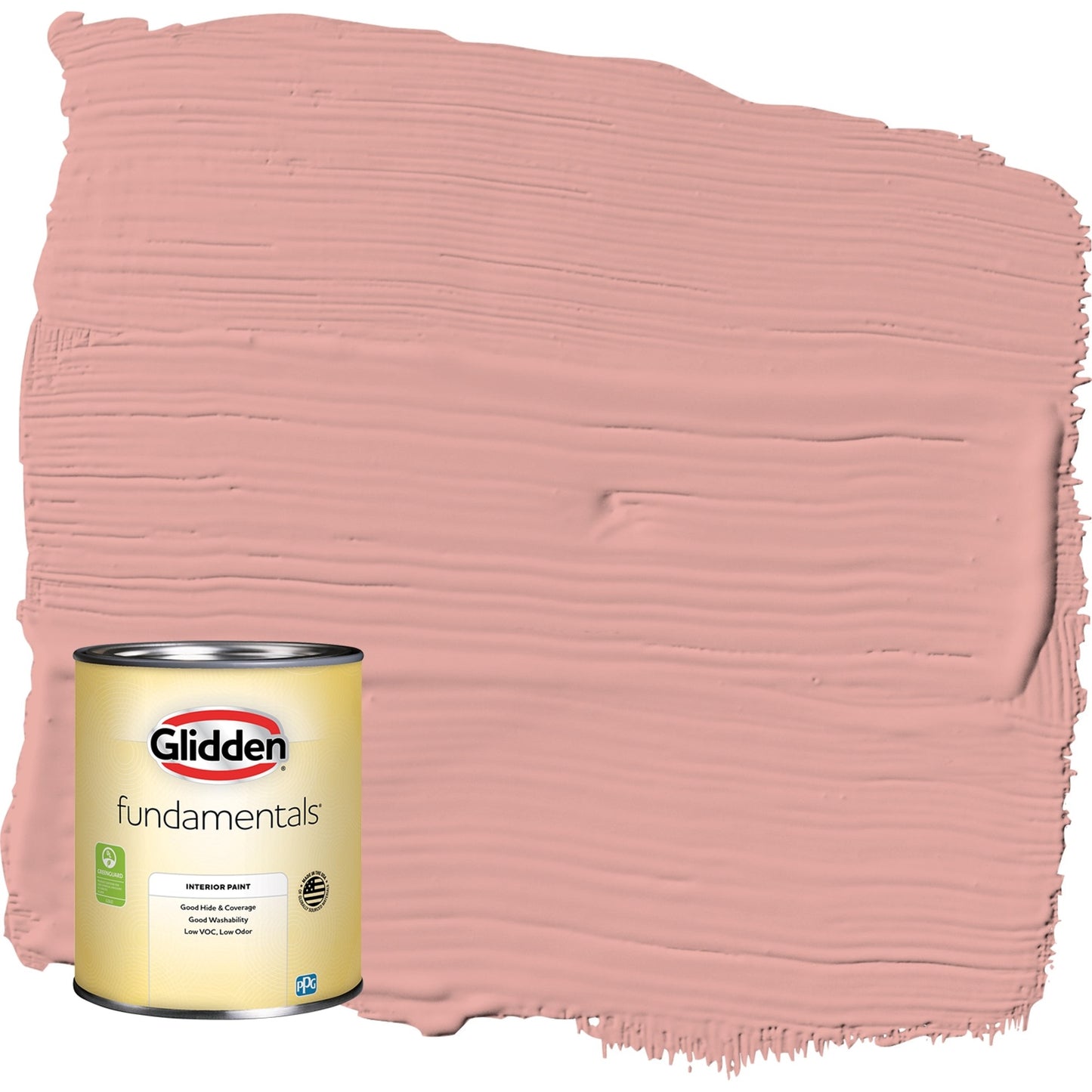 Glidden Fundamentals Coral Cove / Orange, Eggshell Interior Paint, 1 Quart