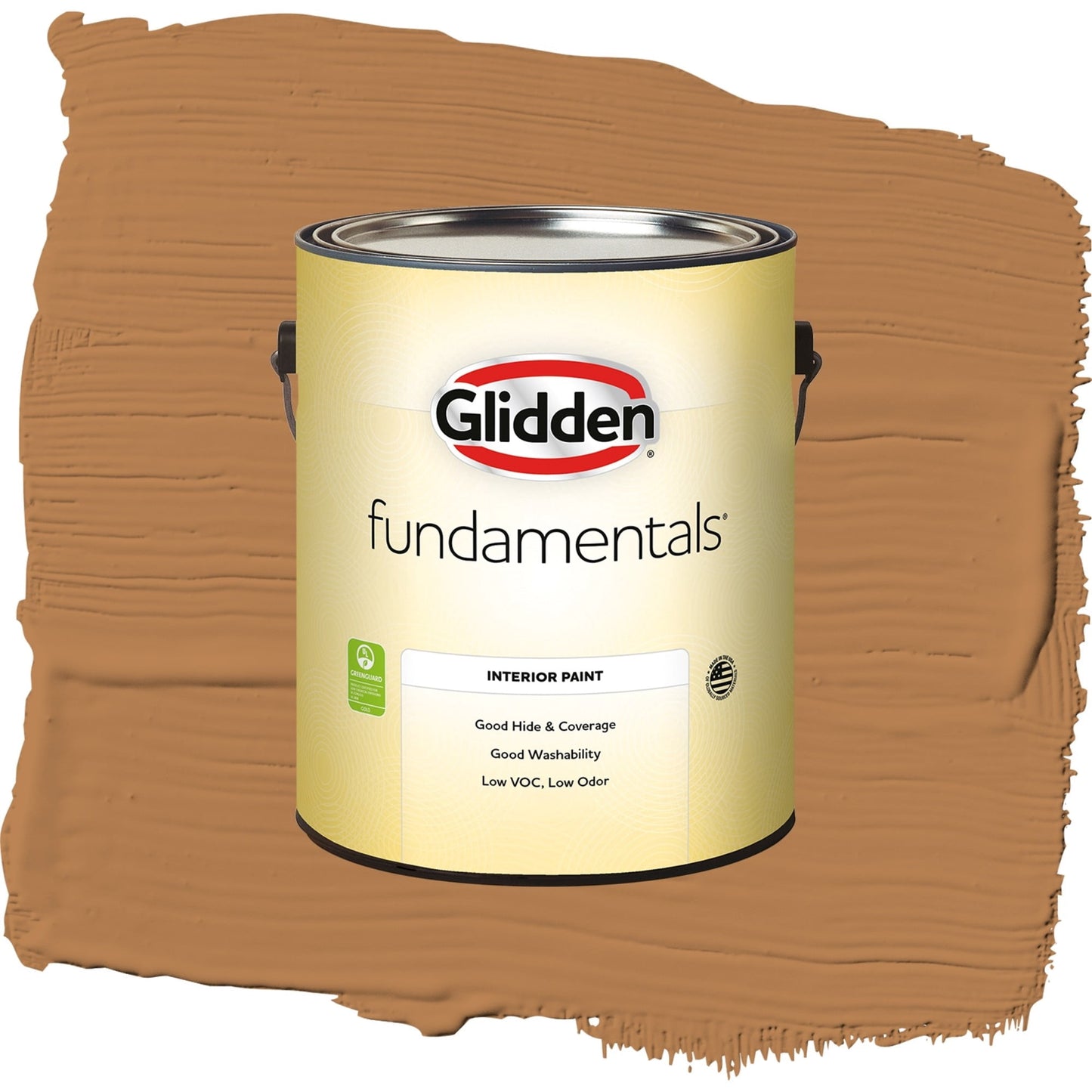Glidden Fundamentals Cowboy Hat / Orange, Eggshell Interior Paint, 1 Gallon