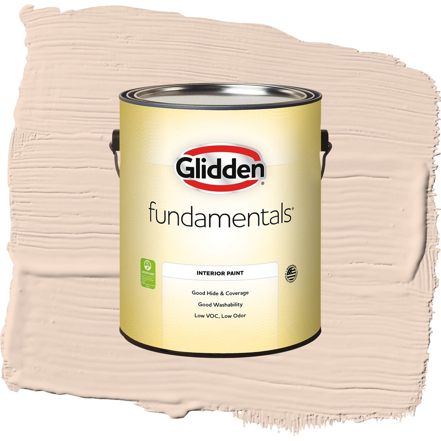 Glidden Fundamentals Enjoy / Orange, Semi-Gloss Interior Paint, 1 Gallon