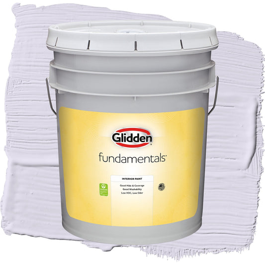 Glidden Fundamentals Misty Violet / Purple, Eggshell Interior Paint, 5 Gallon