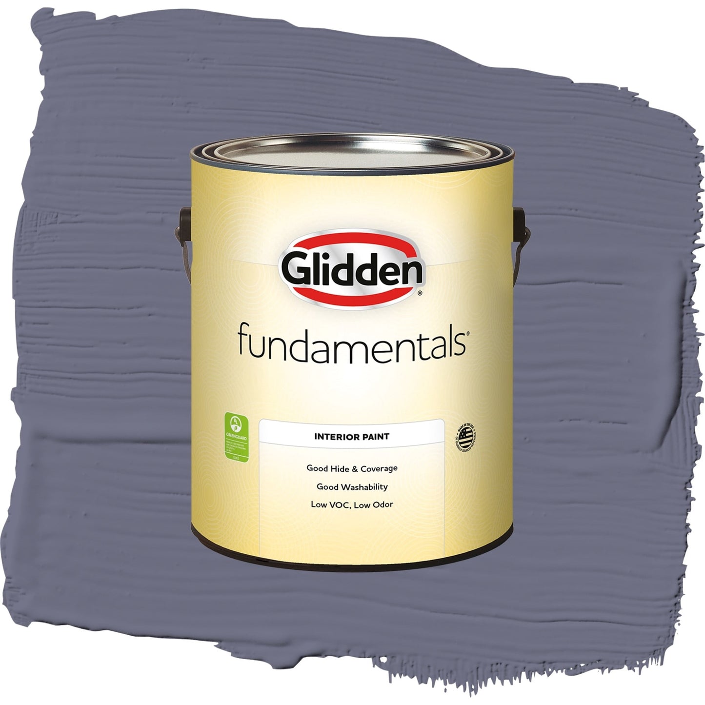 Glidden Fundamentals Old Mill Blue / Purple, Eggshell Interior Paint, 1 Gallon