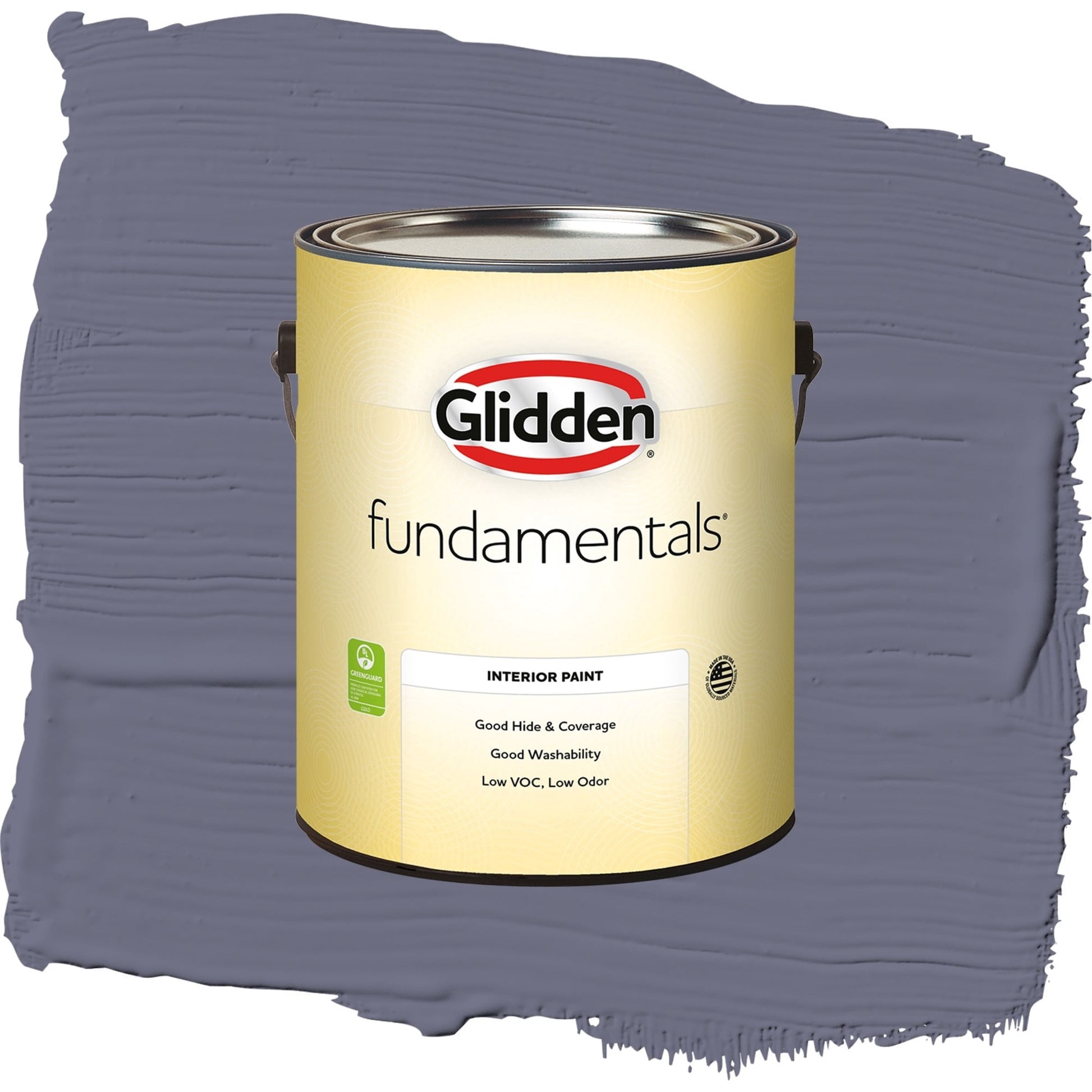 Glidden Fundamentals Old Mill Blue / Purple, Eggshell Interior Paint, 1 Gallon