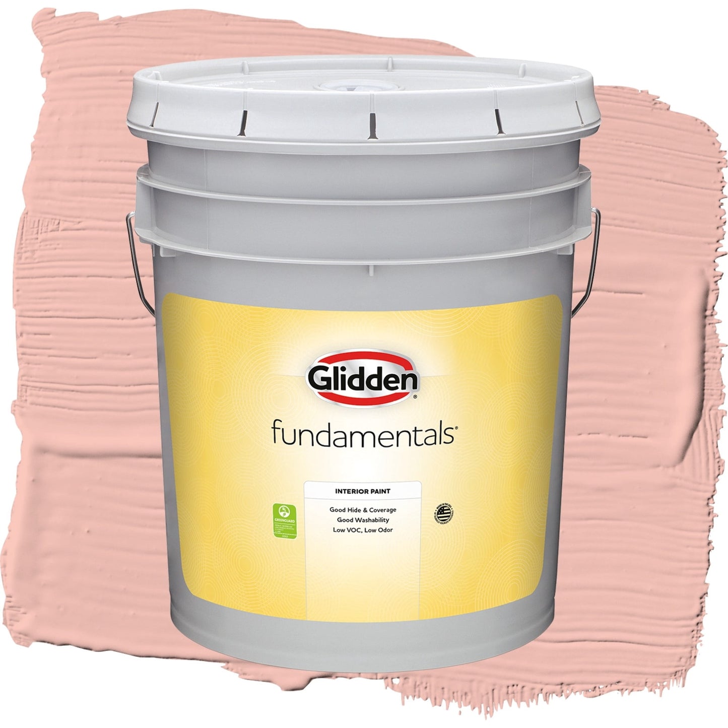 Glidden Fundamentals Peach Beige / Red, Eggshell Interior Paint, 5 Gallon
