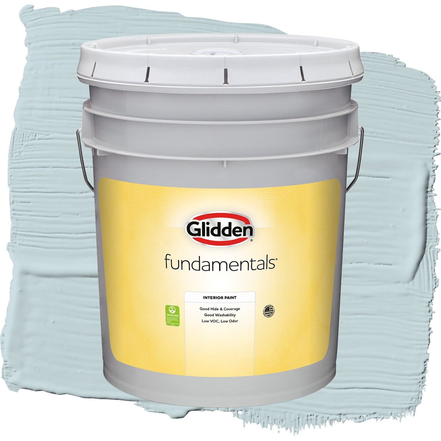 Glidden Fundamentals Scandinavian Sky / Blue, Flat Interior Paint, 5 Gallon