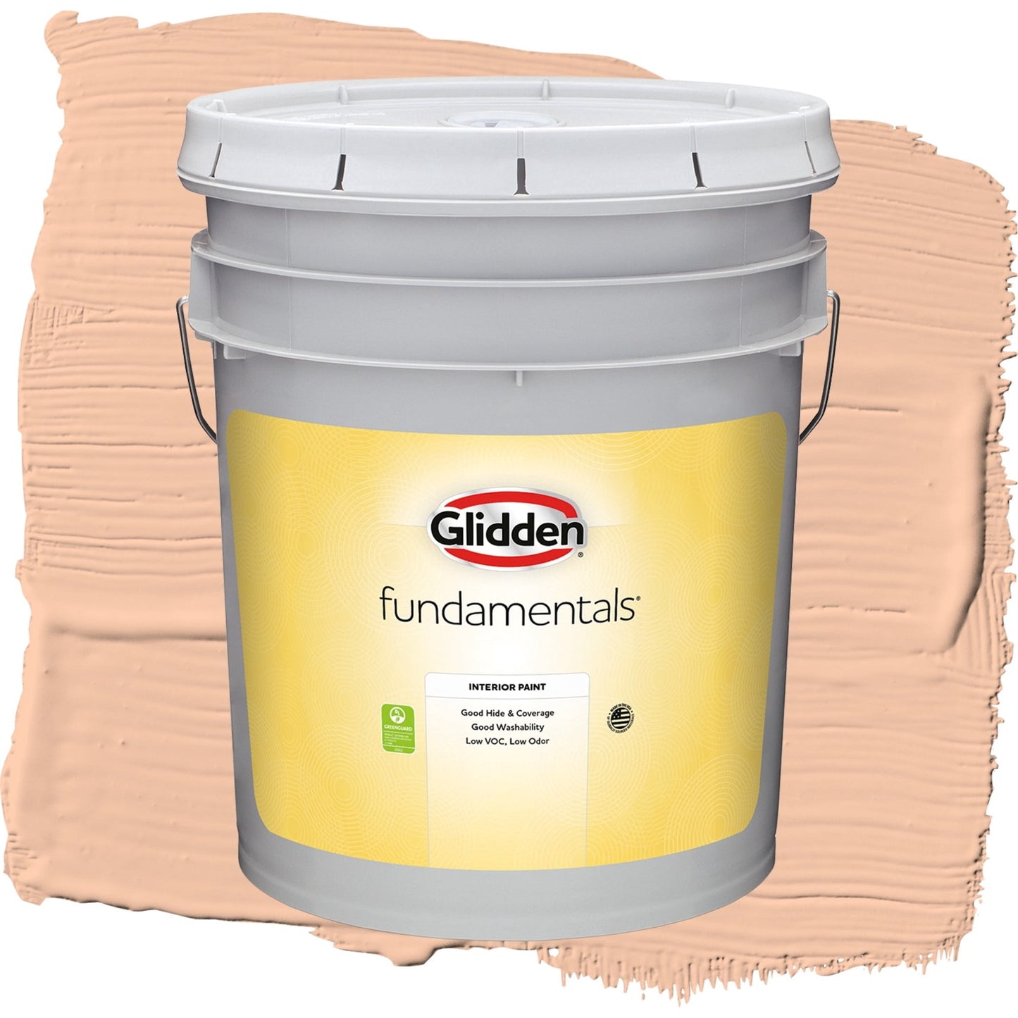 Glidden Fundamentals Siesta / Orange, Eggshell Interior Paint, 5 Gallon