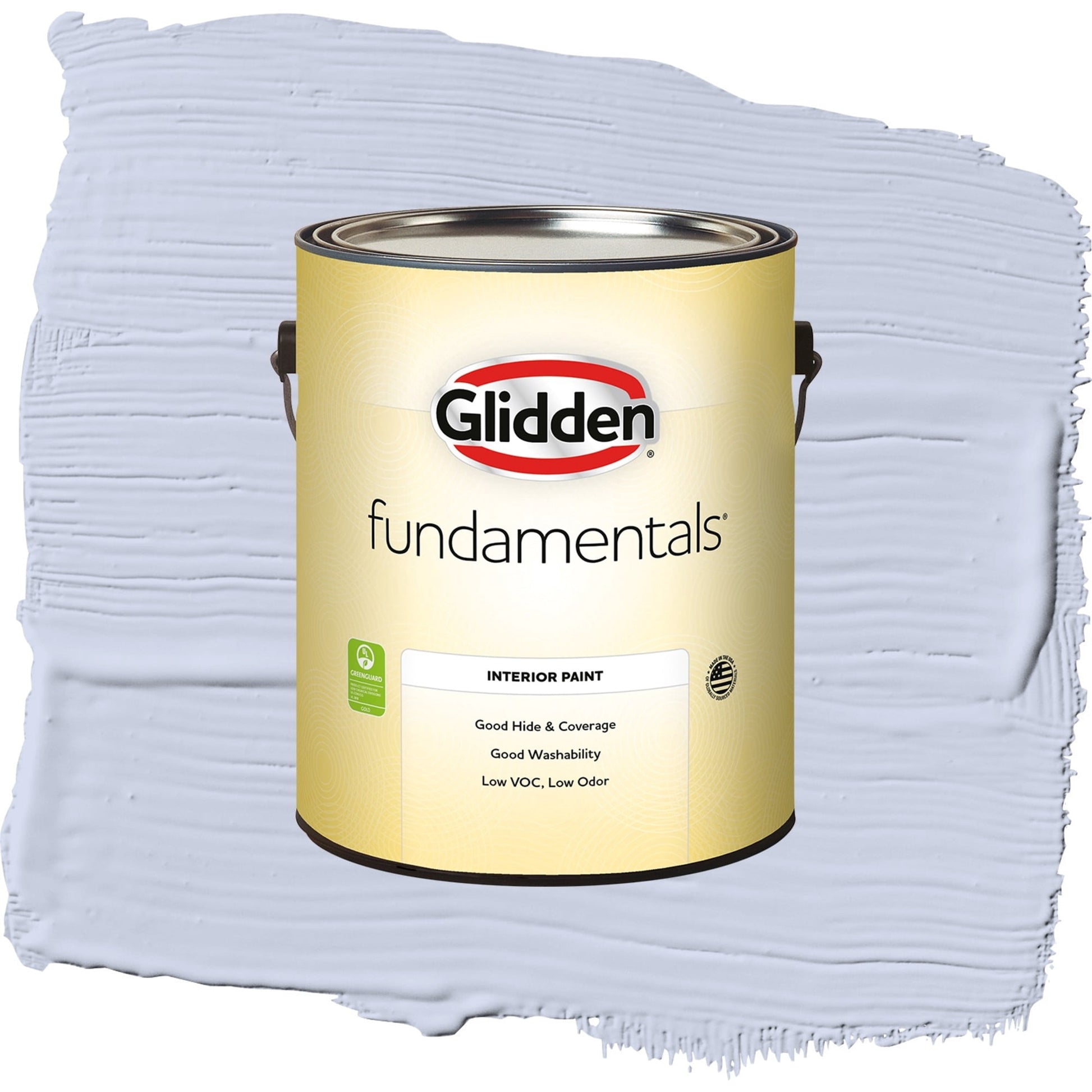 Glidden Fundamentals Sweet Emily / Purple, Semi-Gloss Interior Paint, 1 Gallon