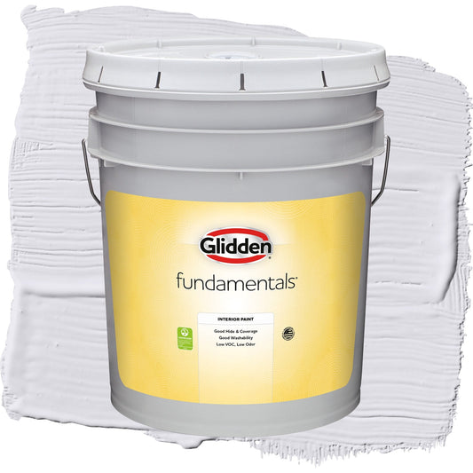 Glidden Fundamentals Violet Echo / Purple, Eggshell Interior Paint, 5 Gallon