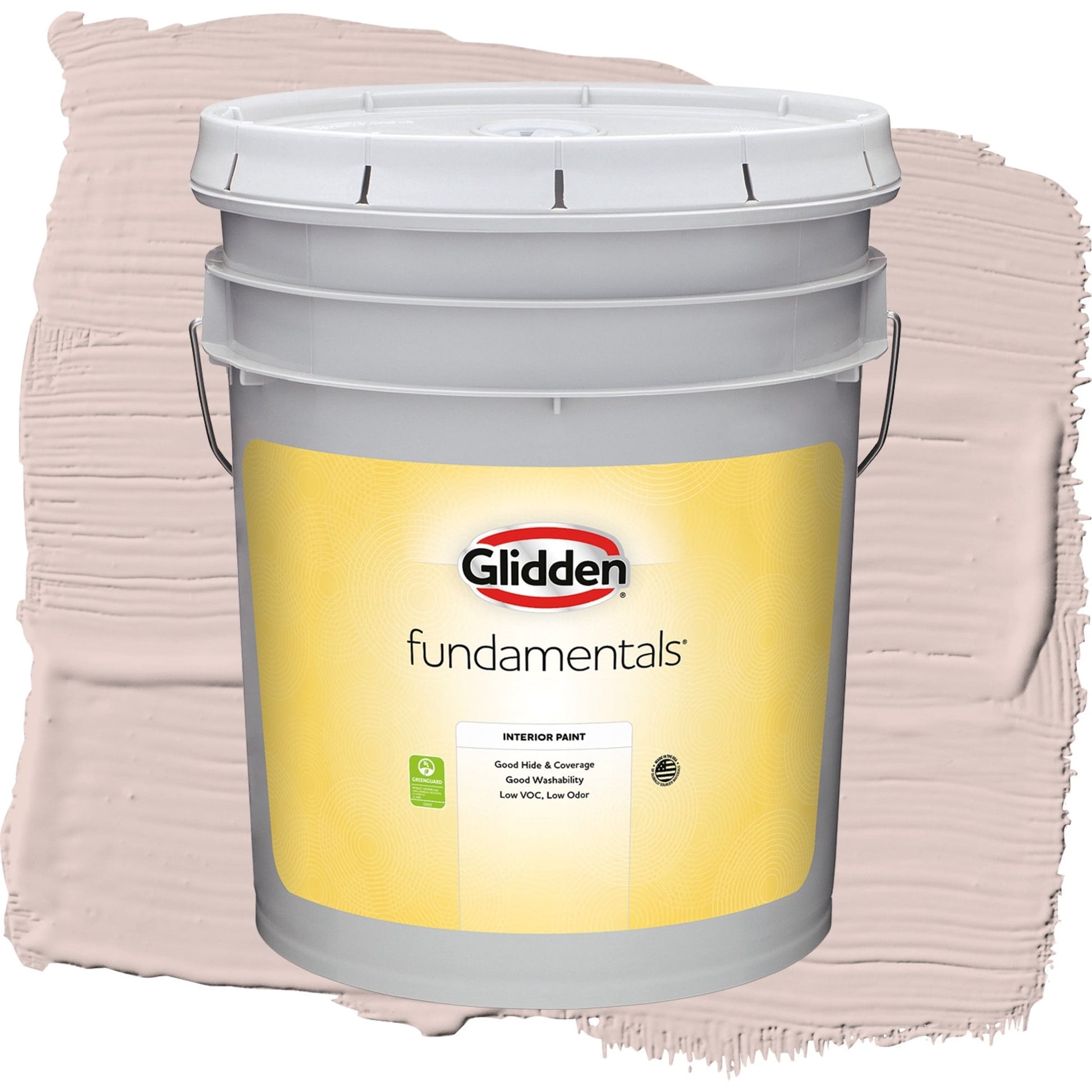 Glidden Fundamentals Kangaroo Paw / Pink, Flat Interior Paint, 5 Gallon