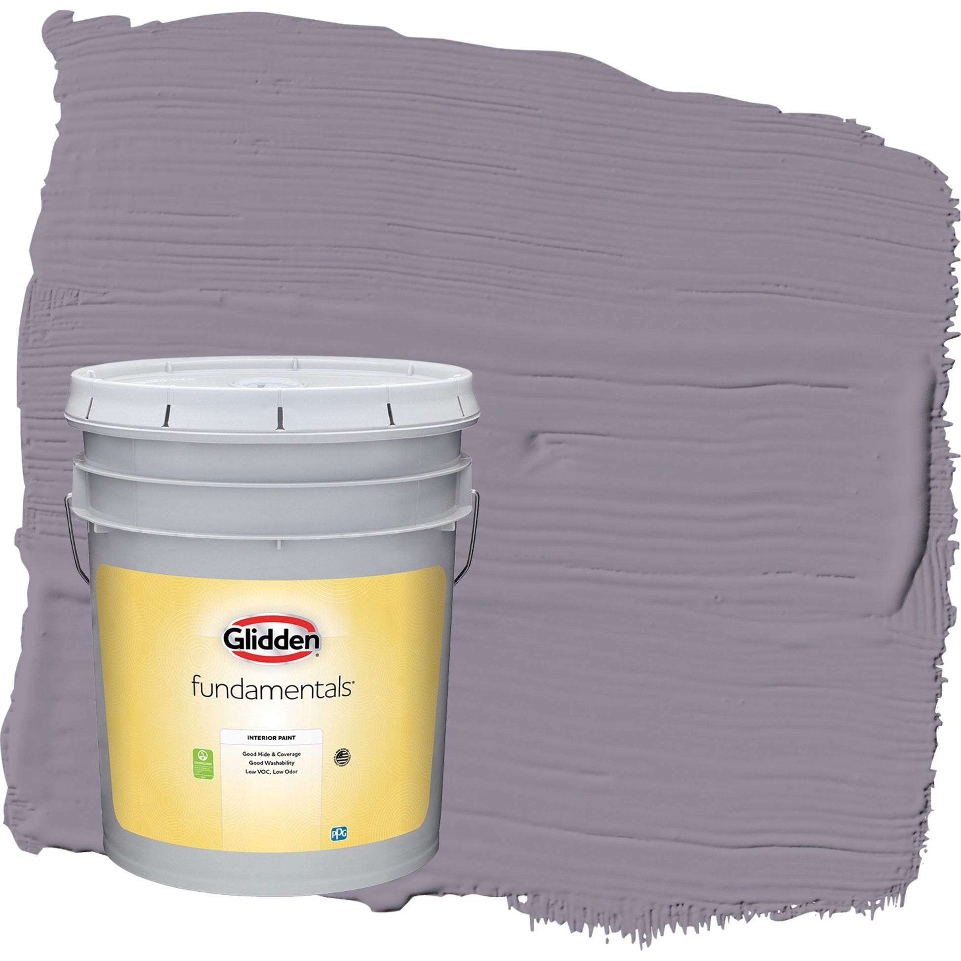 Glidden Fundamentals Tin Lizzie / PÃºrpura, Pintura Interior Mate, 5 Galones