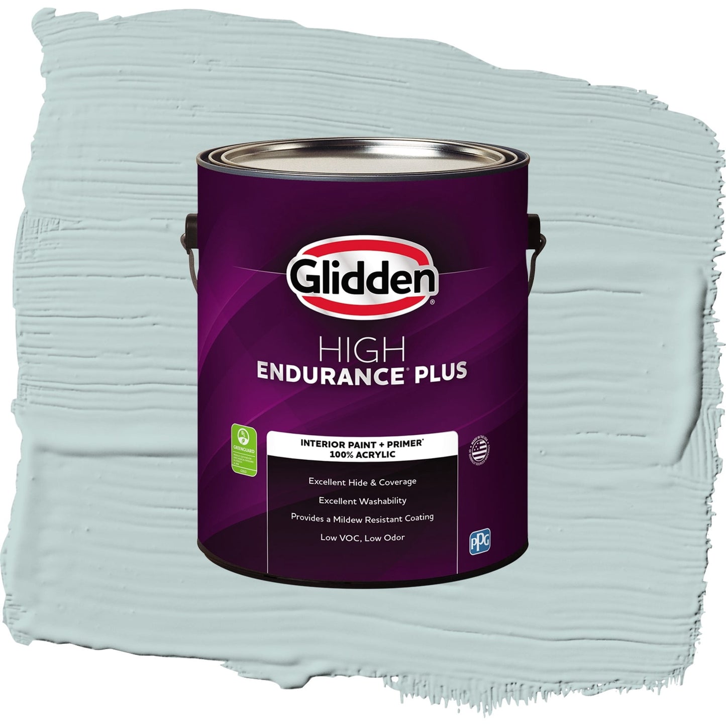 Glidden HEP Babbling Brook / Green, Eggshell Interior Paint with Primer, 1 Gallon