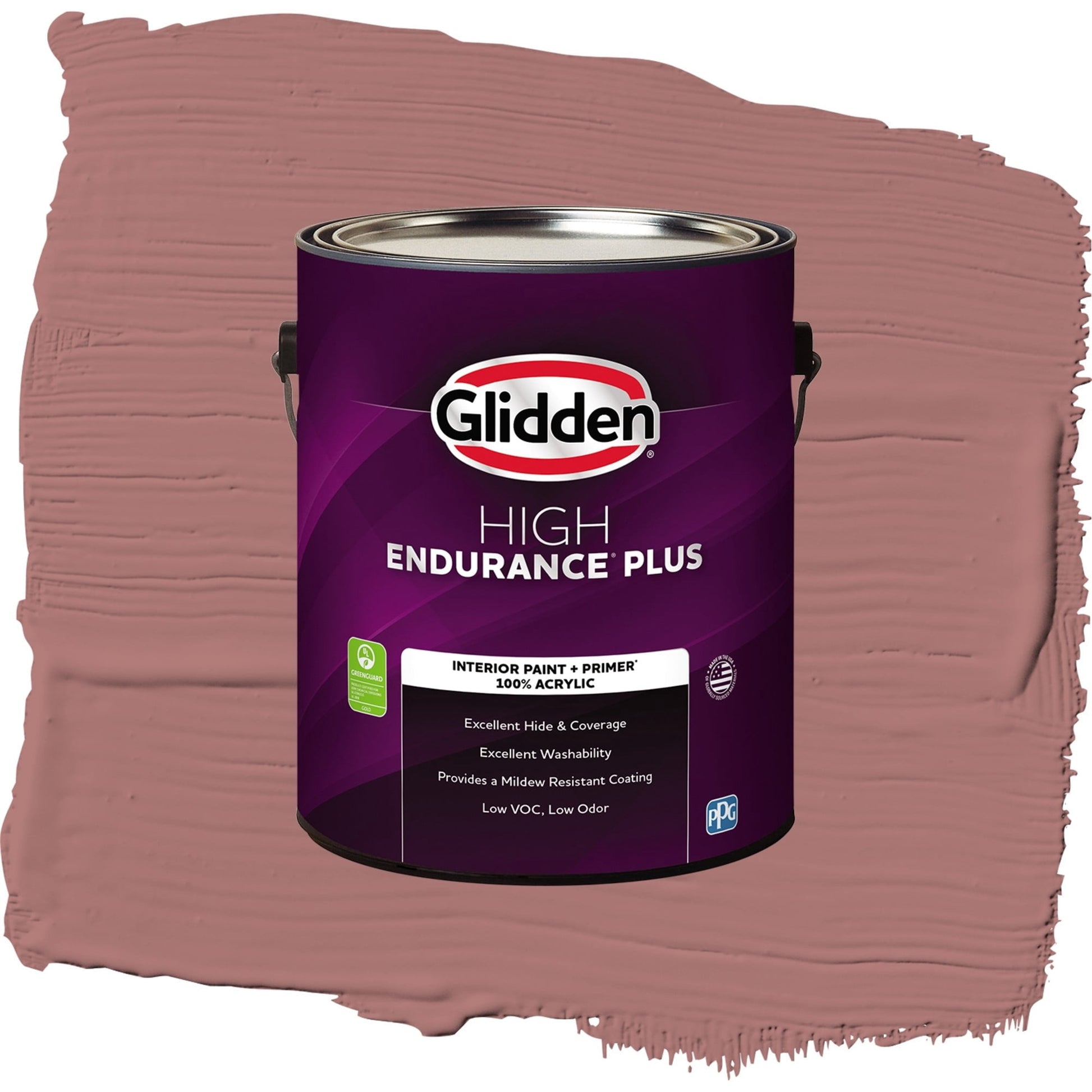 Glidden HEP Cinnamon Diamonds / Rose Pink Eggshell Interior Paint with Primer, 1 Gallon
