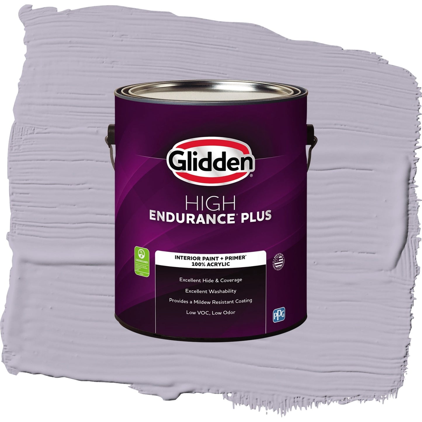 Glidden HEP Cloudberry / Purple, Eggshell Interior Paint with Primer, 1 Gallon