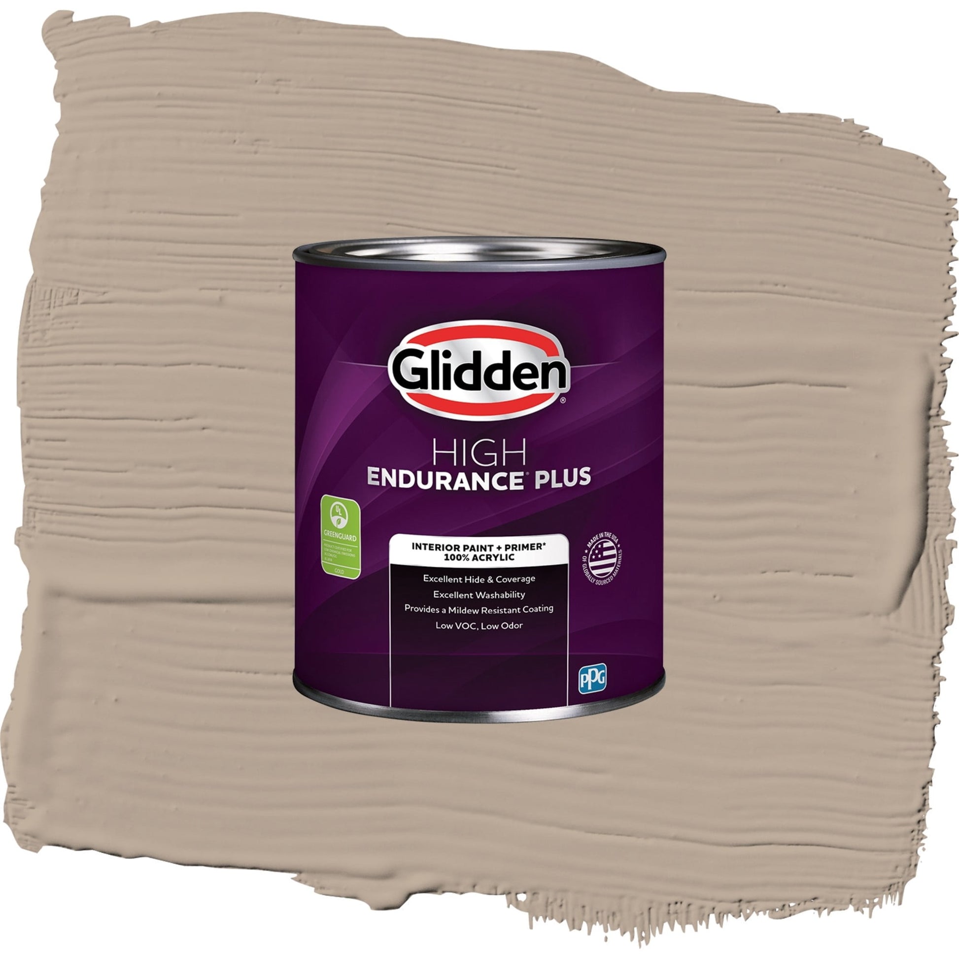 Glidden HEP El Capitan Interior Paint + Primer Semi Gloss , 1 Quart