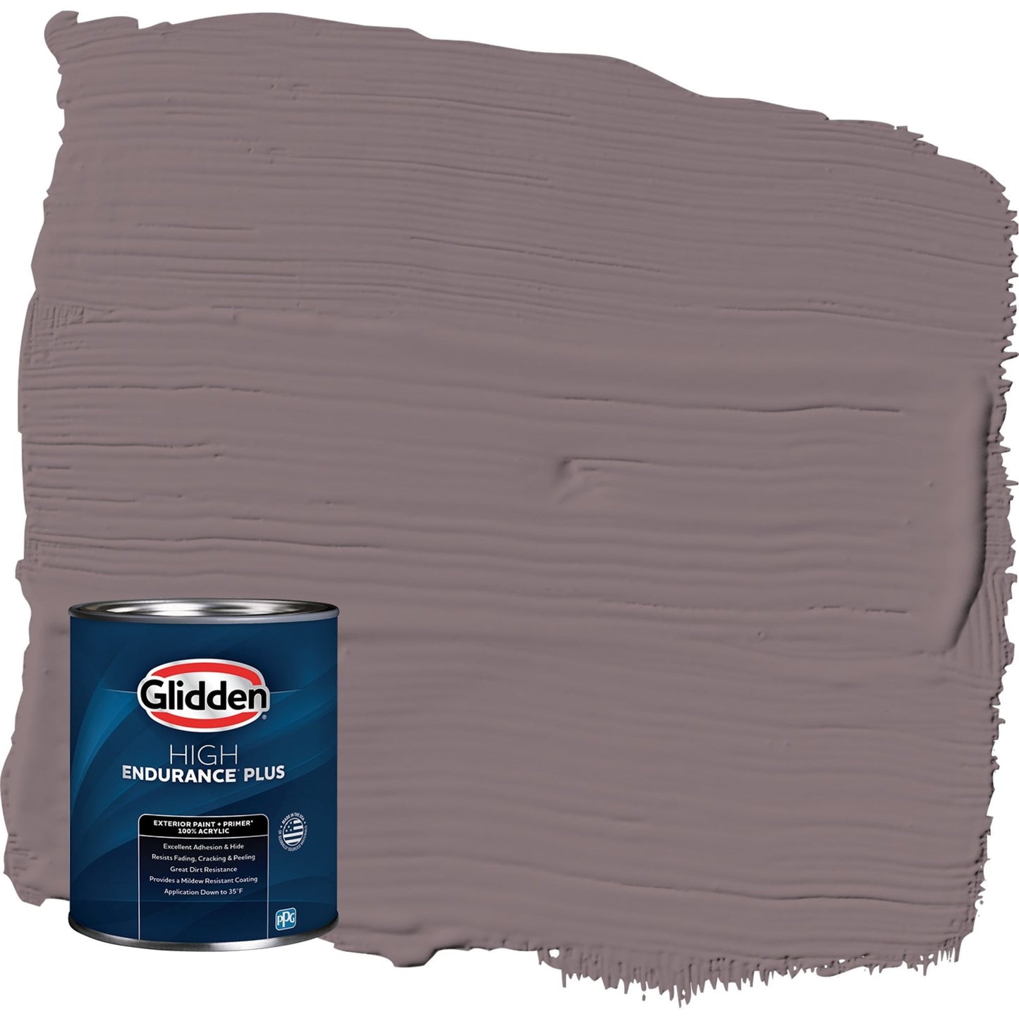 Glidden HEP Choo Choo / Purple Semi-Gloss Exterior Paint with Primer, 1 Quart