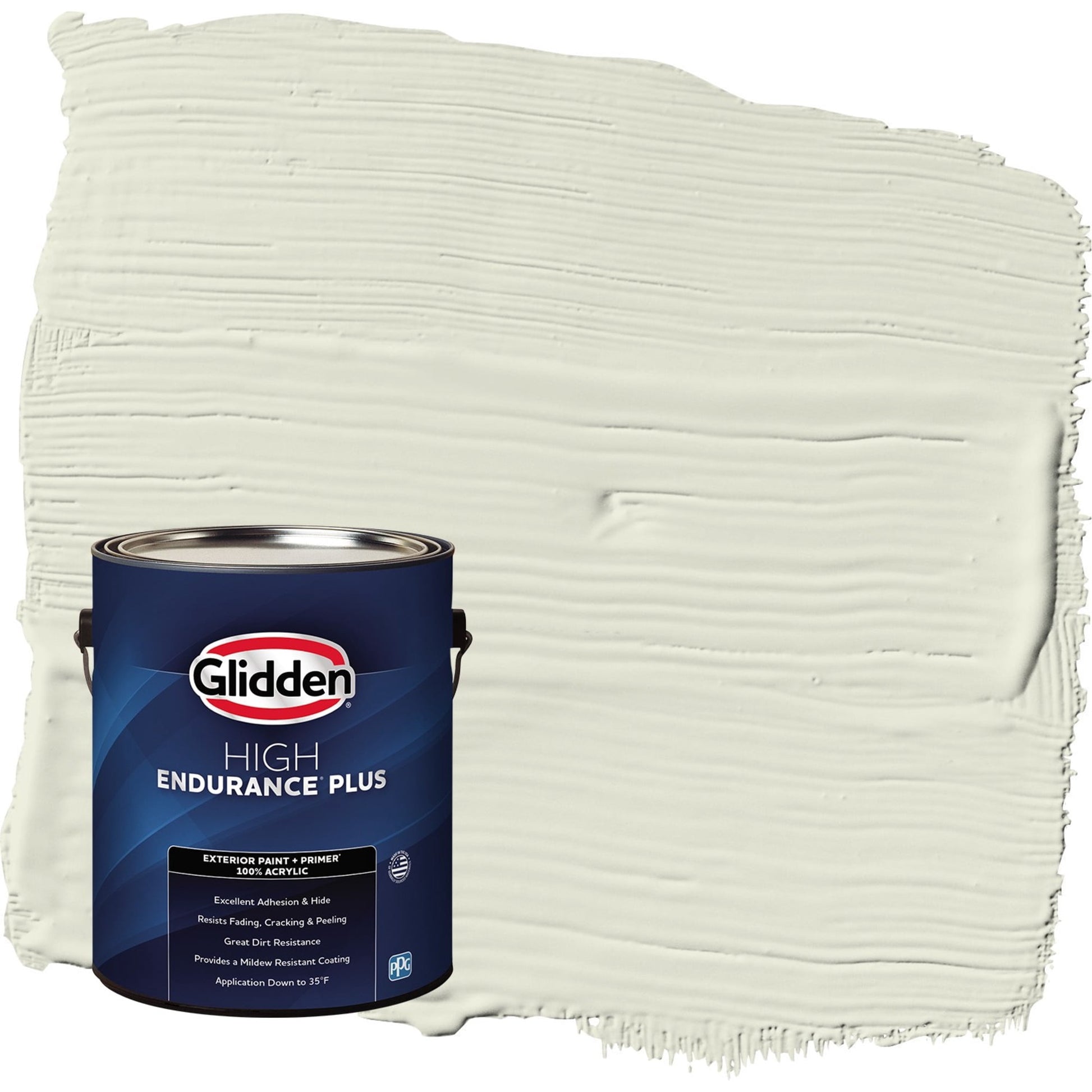 Glidden HEP Wild Wheat / Green Semi-Gloss Exterior Paint with Primer, 1 Gallon