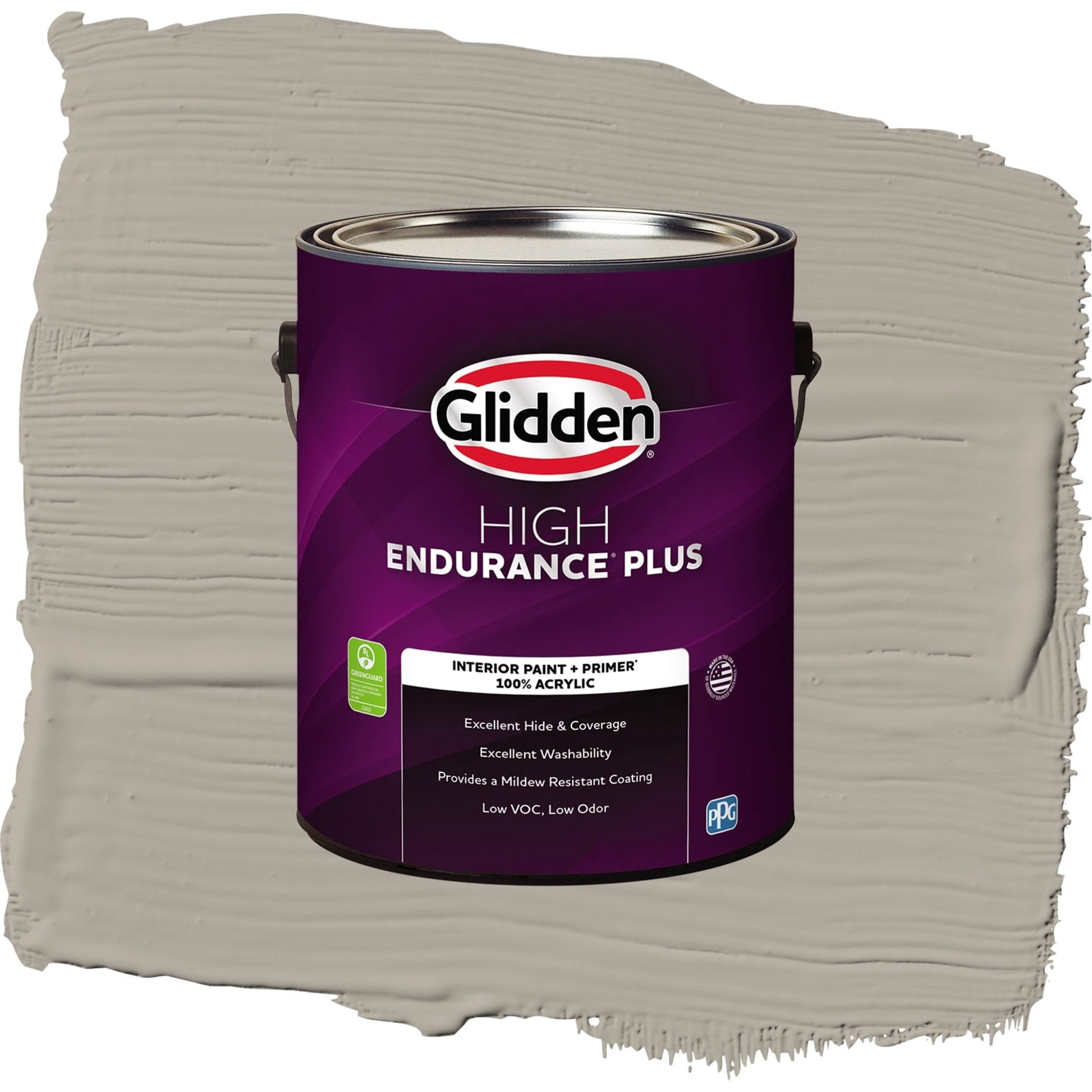 Glidden HEP Fieldstone Interior Paint + Primer Flat , 1 Gallon