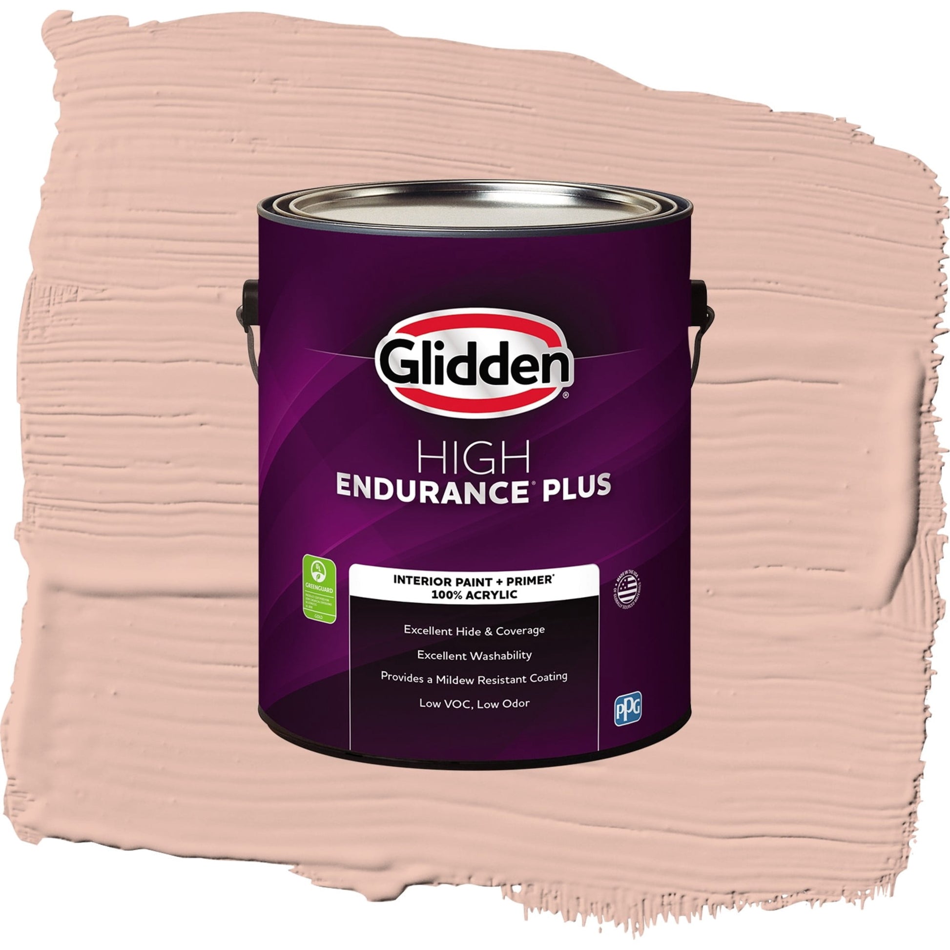 Glidden HEP Adorable / Orange, Eggshell Interior Paint with Primer, 1 Gallon