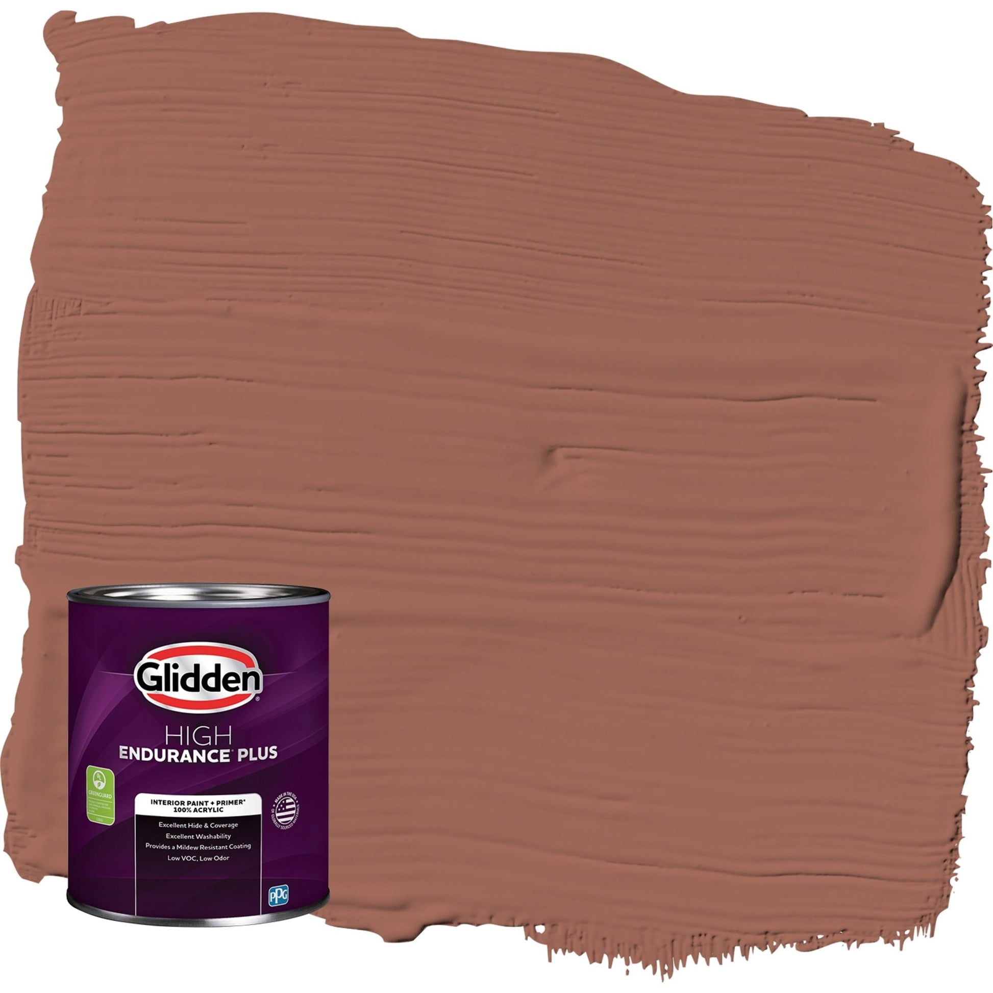 Glidden HEP Pintura Interior Betty MarrÃ³n Manzana/naranja CÃ¡scara de Huevo con ImprimaciÃ³n, 1 Cuarto